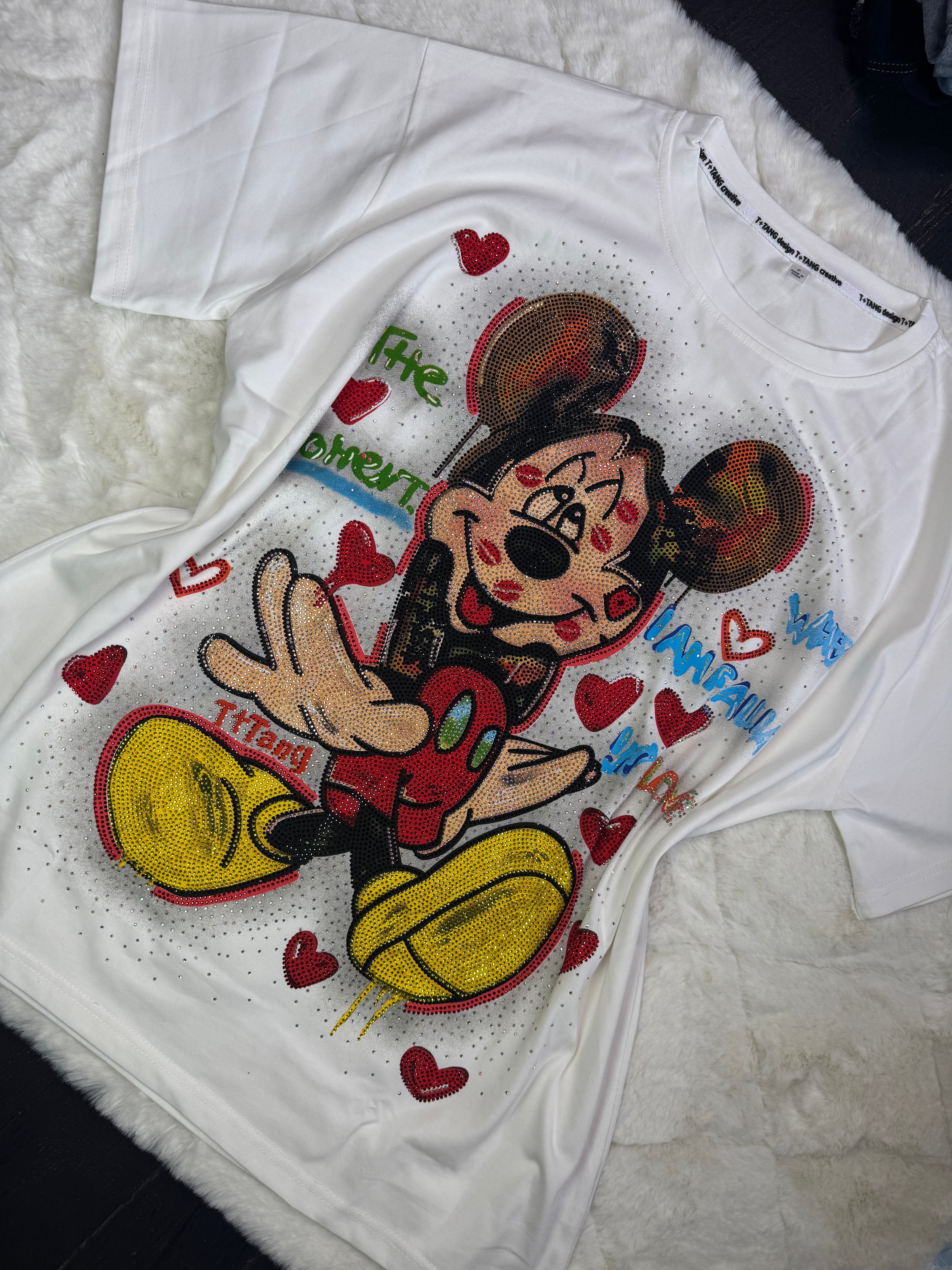 Raton Besos Oversize Tshirt with Stones