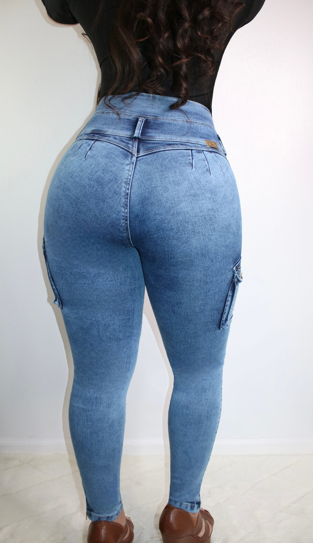 Ref: Arely 2 Colombian Jean with Internal 360 Faja in Waist