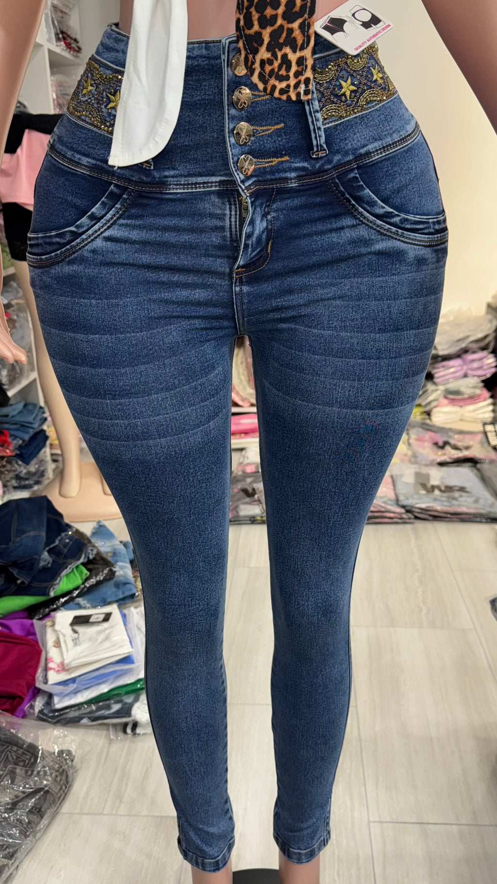 Ref: Brenda Colombian Jean with Lower Belly Control and Booty Lifting