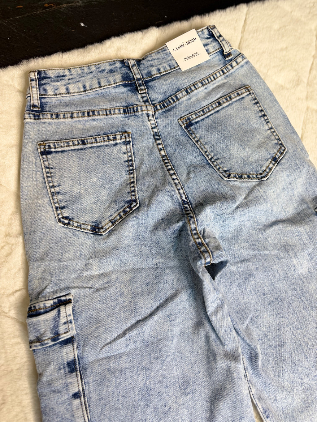 8803-1 Urban Ease Cargo Jeans 👖💙