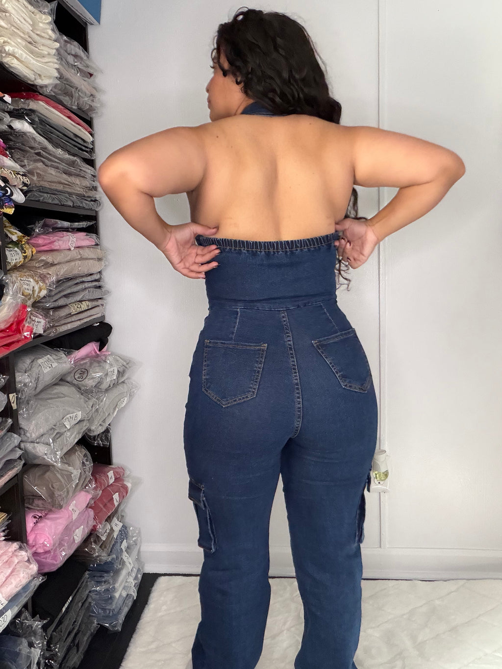 8822 Urban Edge Cargo Jumpsuit