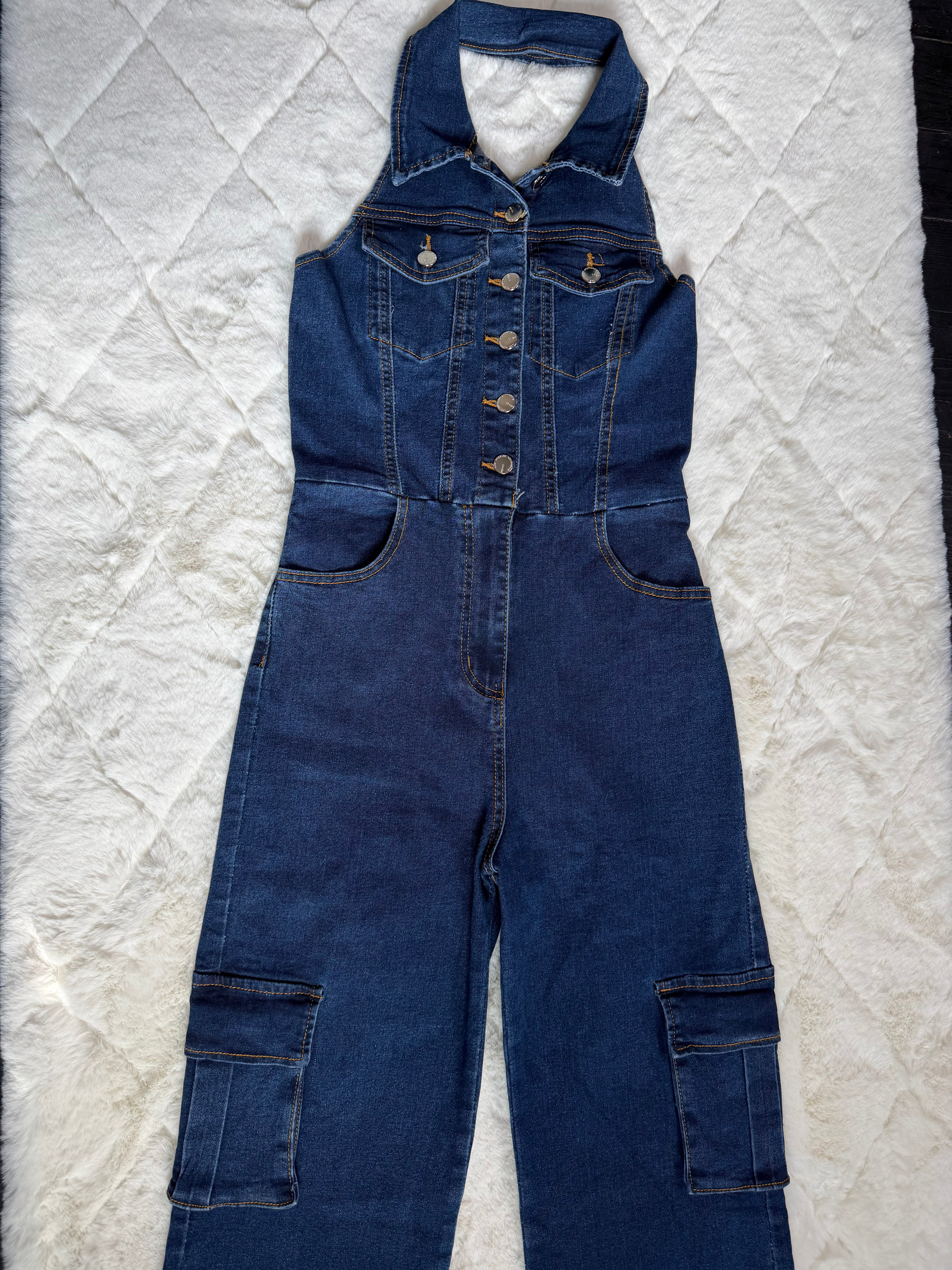 8822 Urban Edge Cargo Jumpsuit