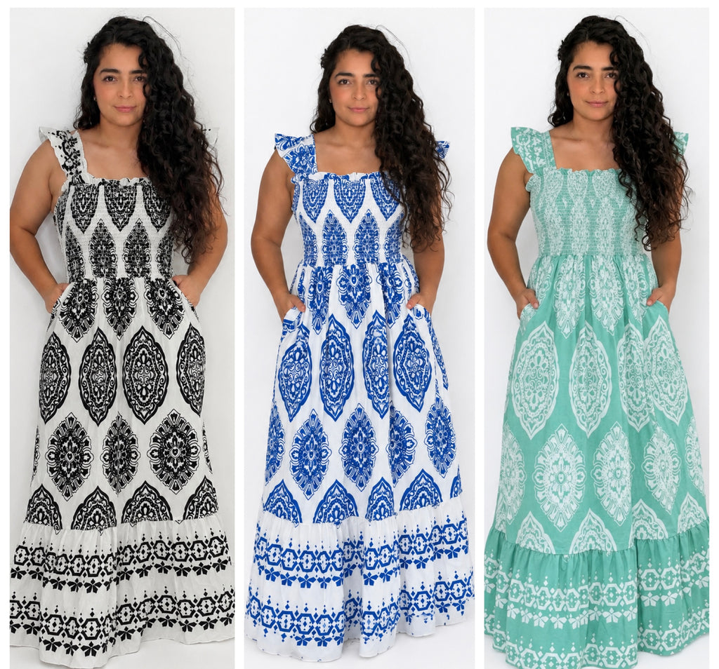 Mosaic Maxi Dress