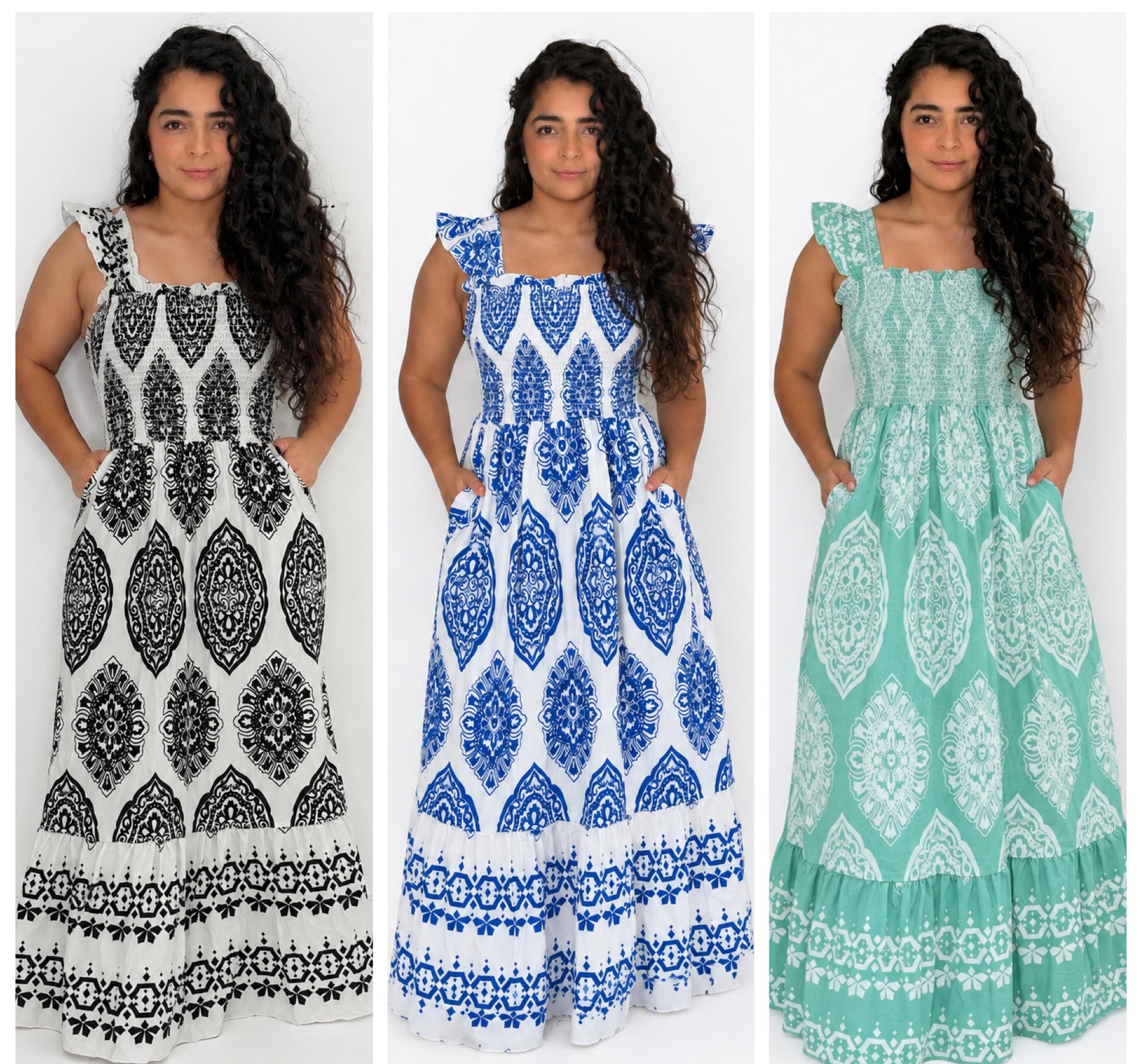 Mosaic Maxi Dress