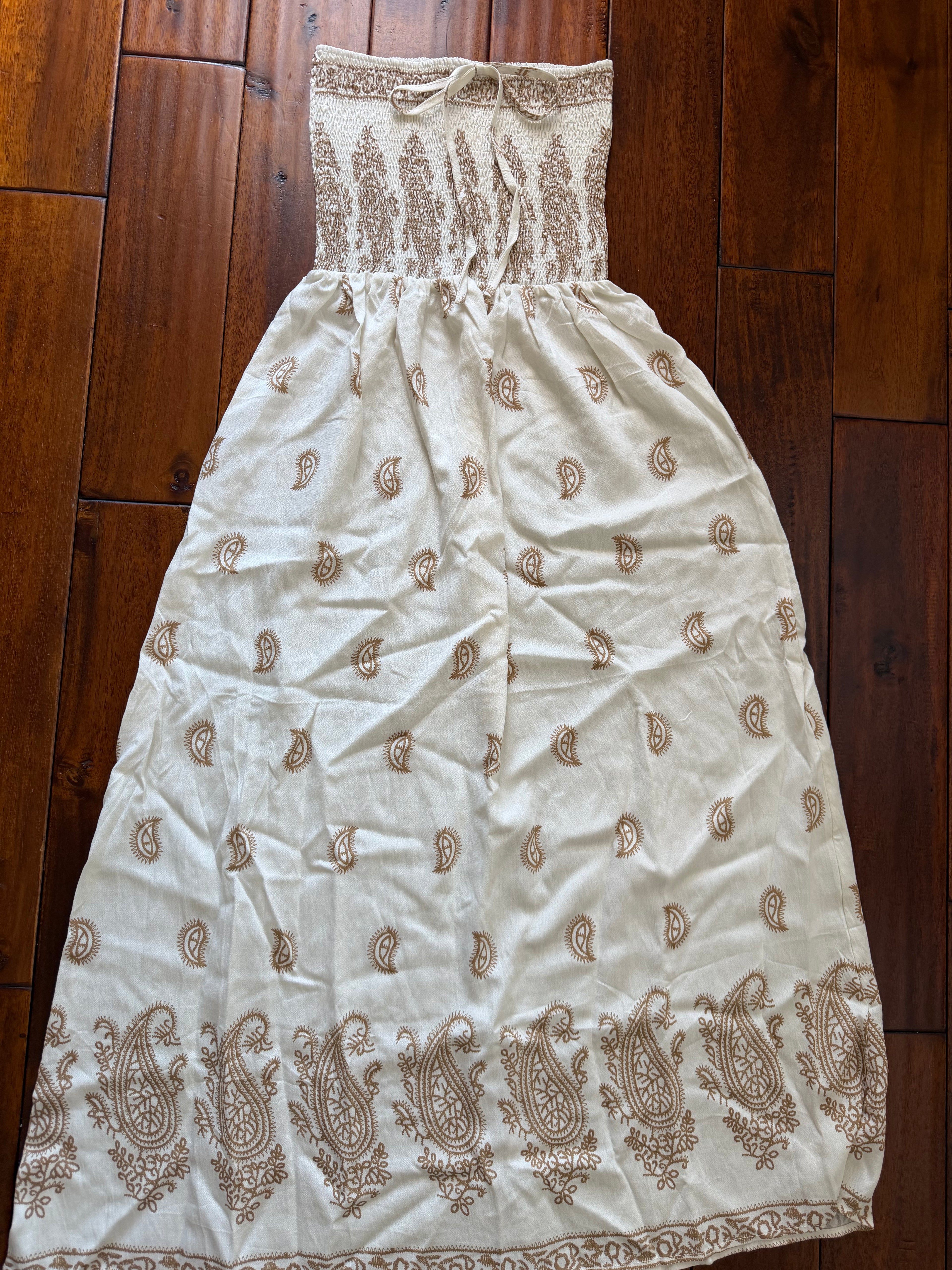 Luna Strapless Boho Dress