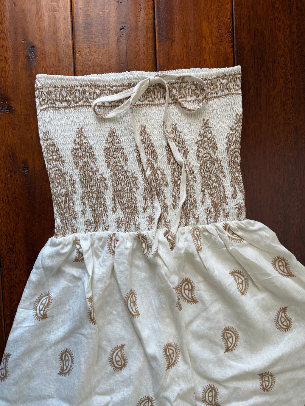Luna Strapless Boho Dress