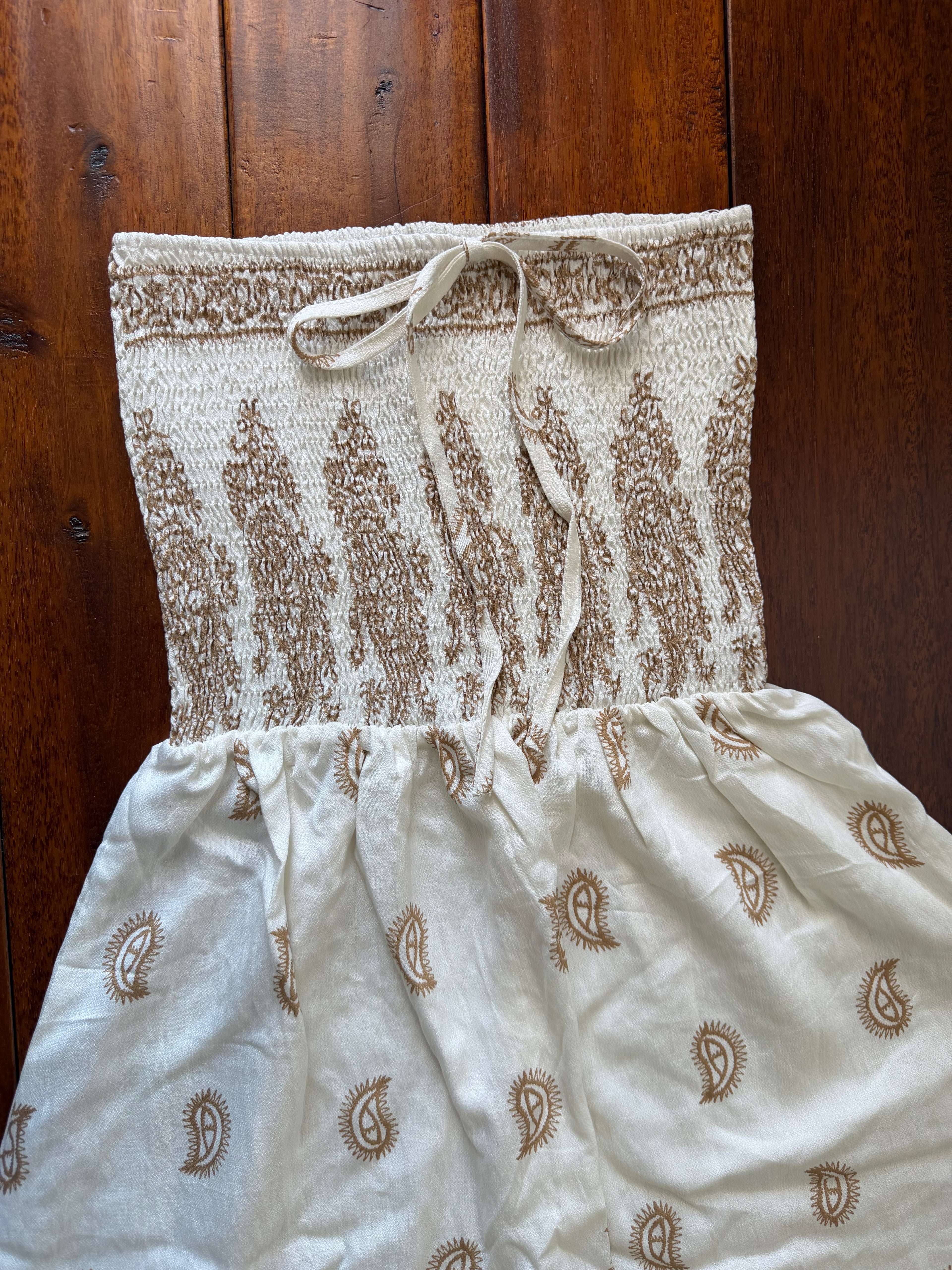 Luna Strapless Boho Dress