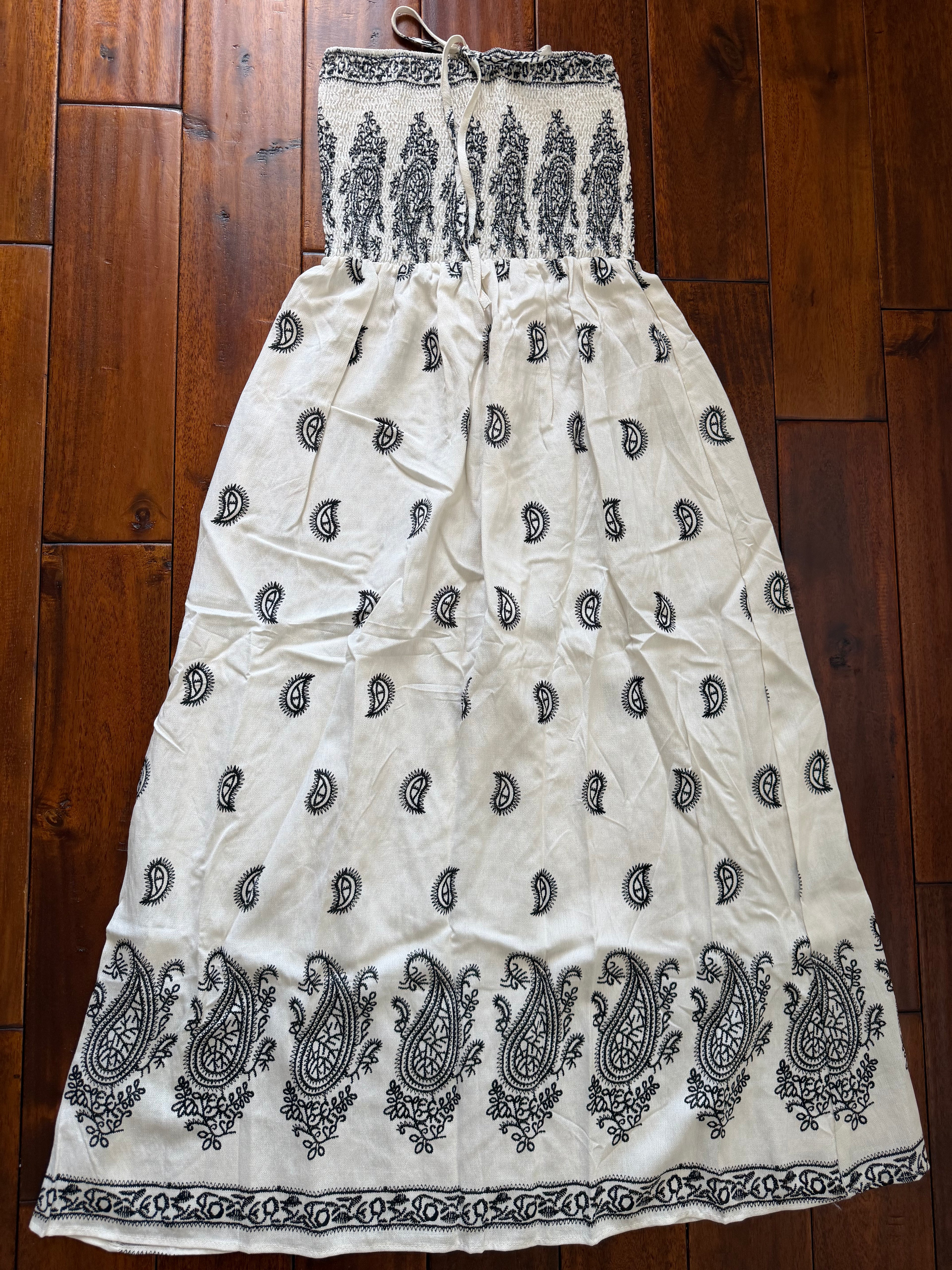 Luna Strapless Boho Dress