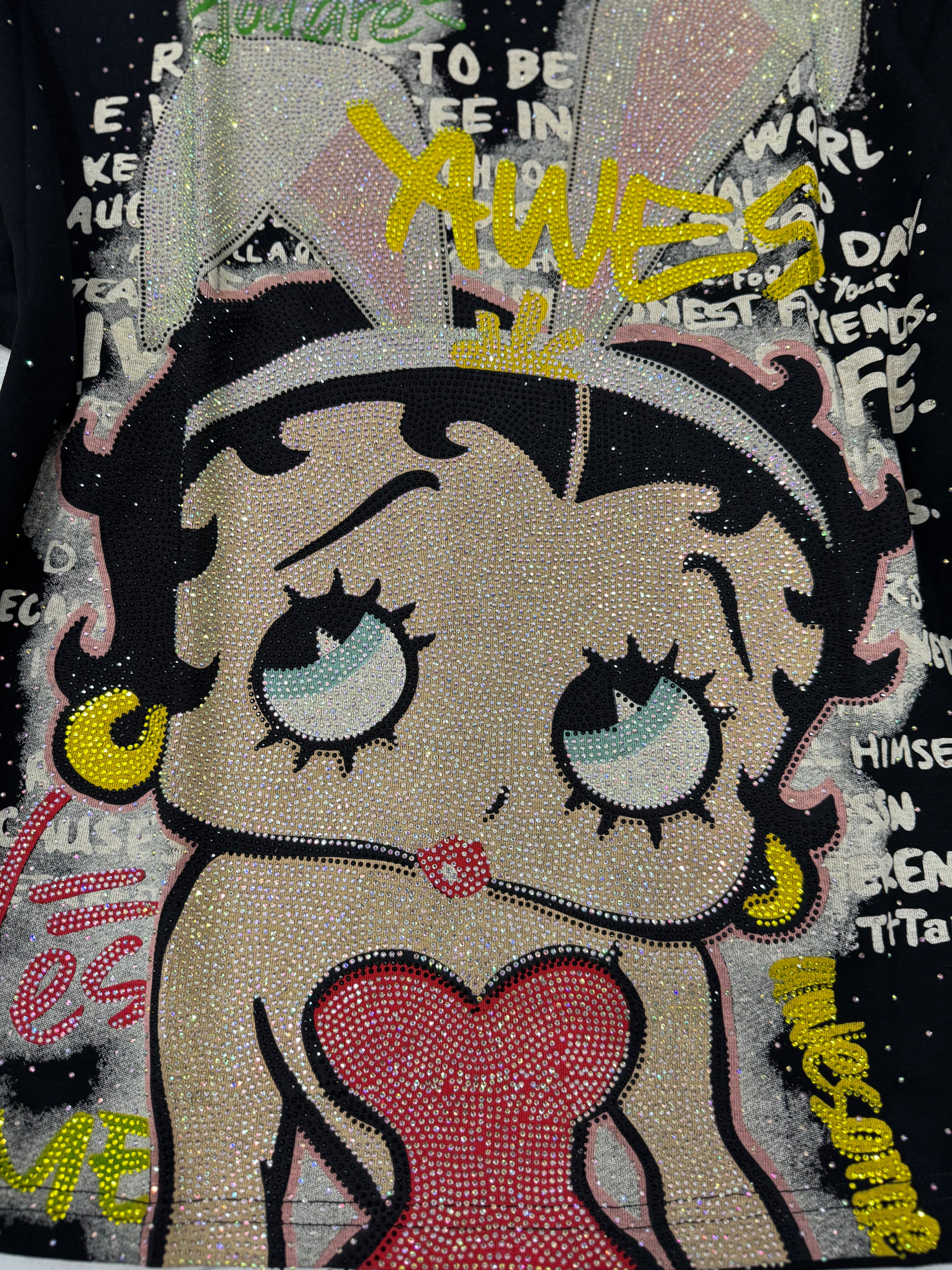 Betty Oversize T-shirt with Stones