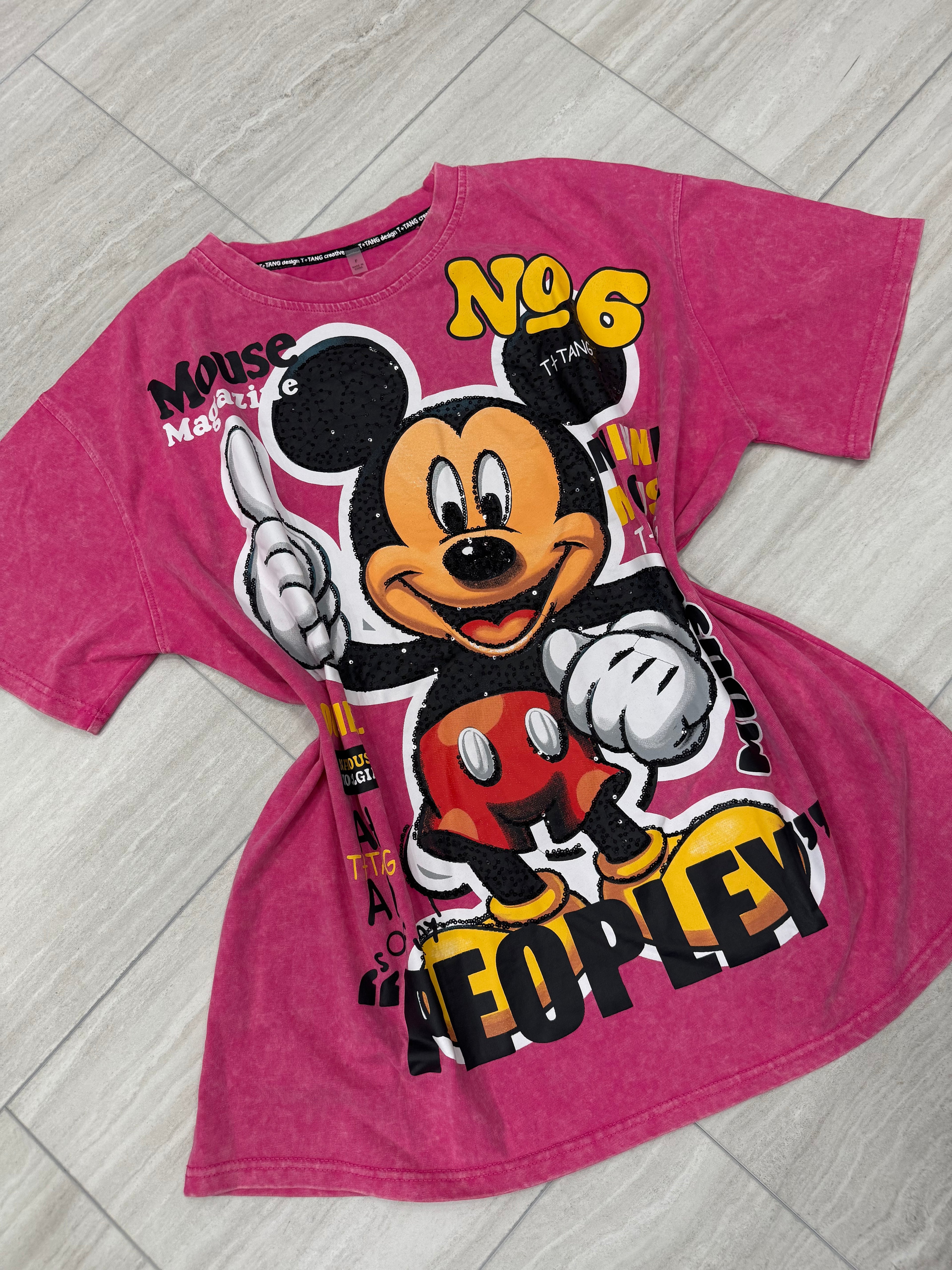 Raton Oversize Pink T-Shirt