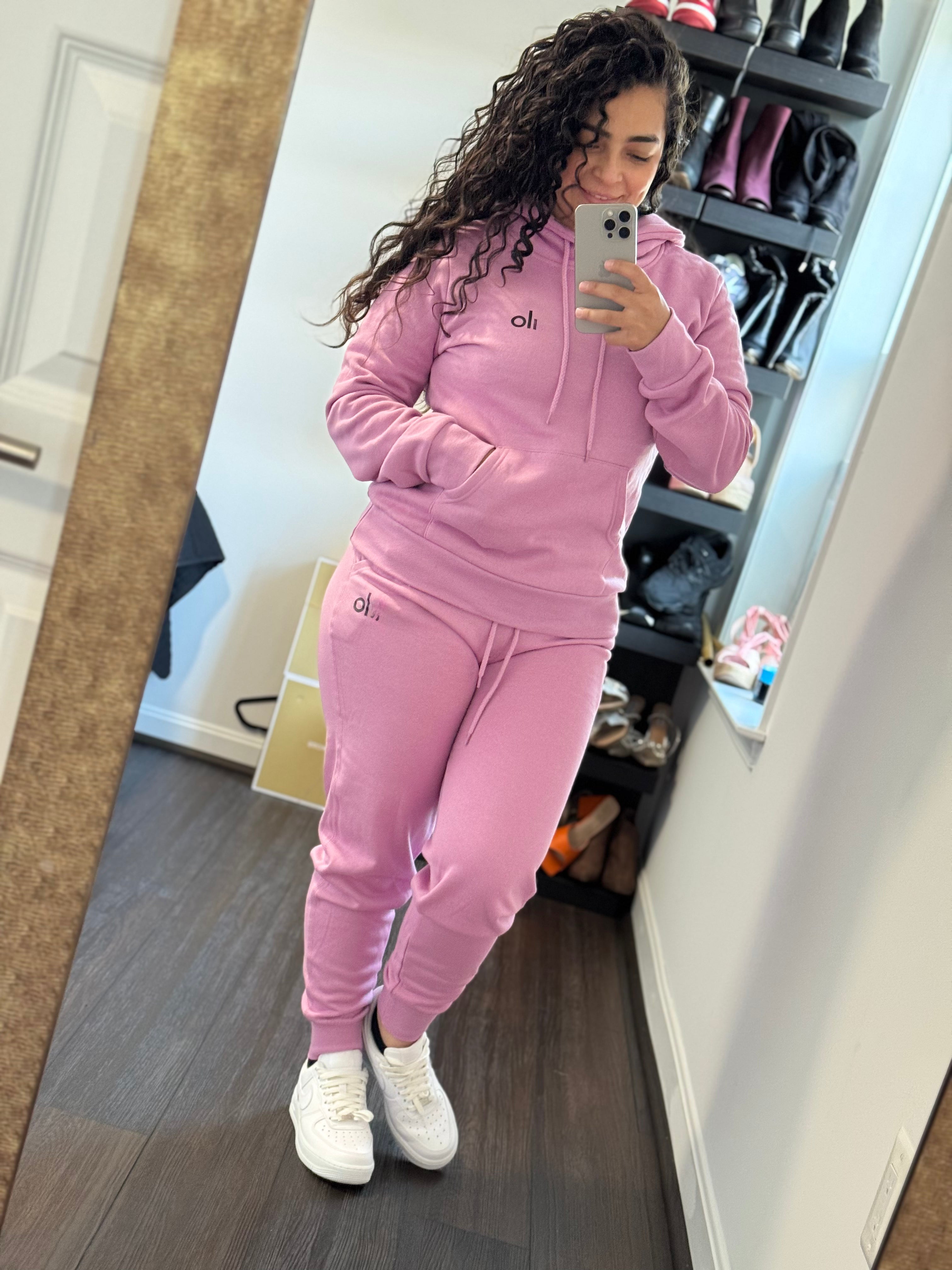Alondra Set Purple with Hoodie and Pants