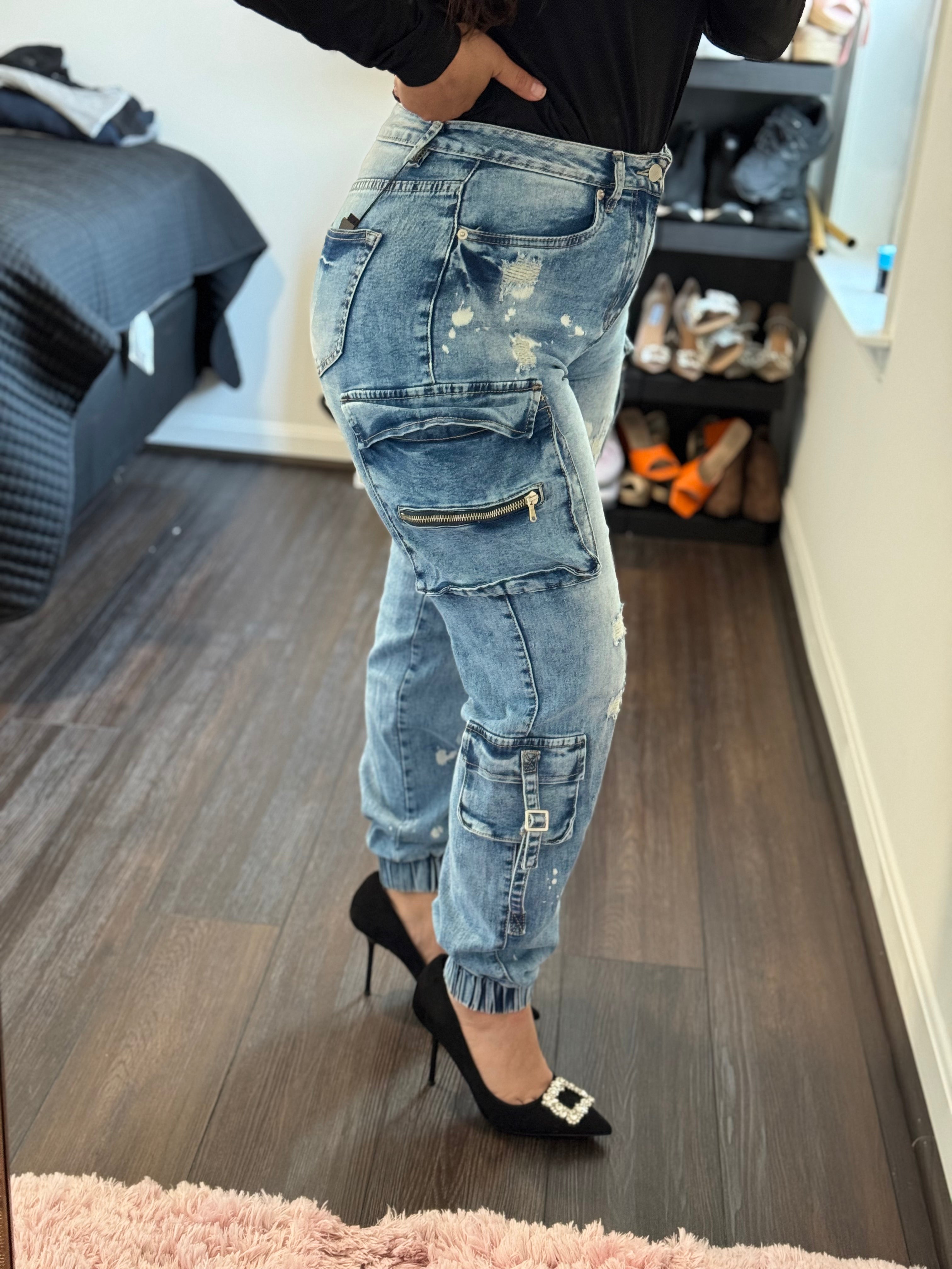Full Cargo Jogger Jeans