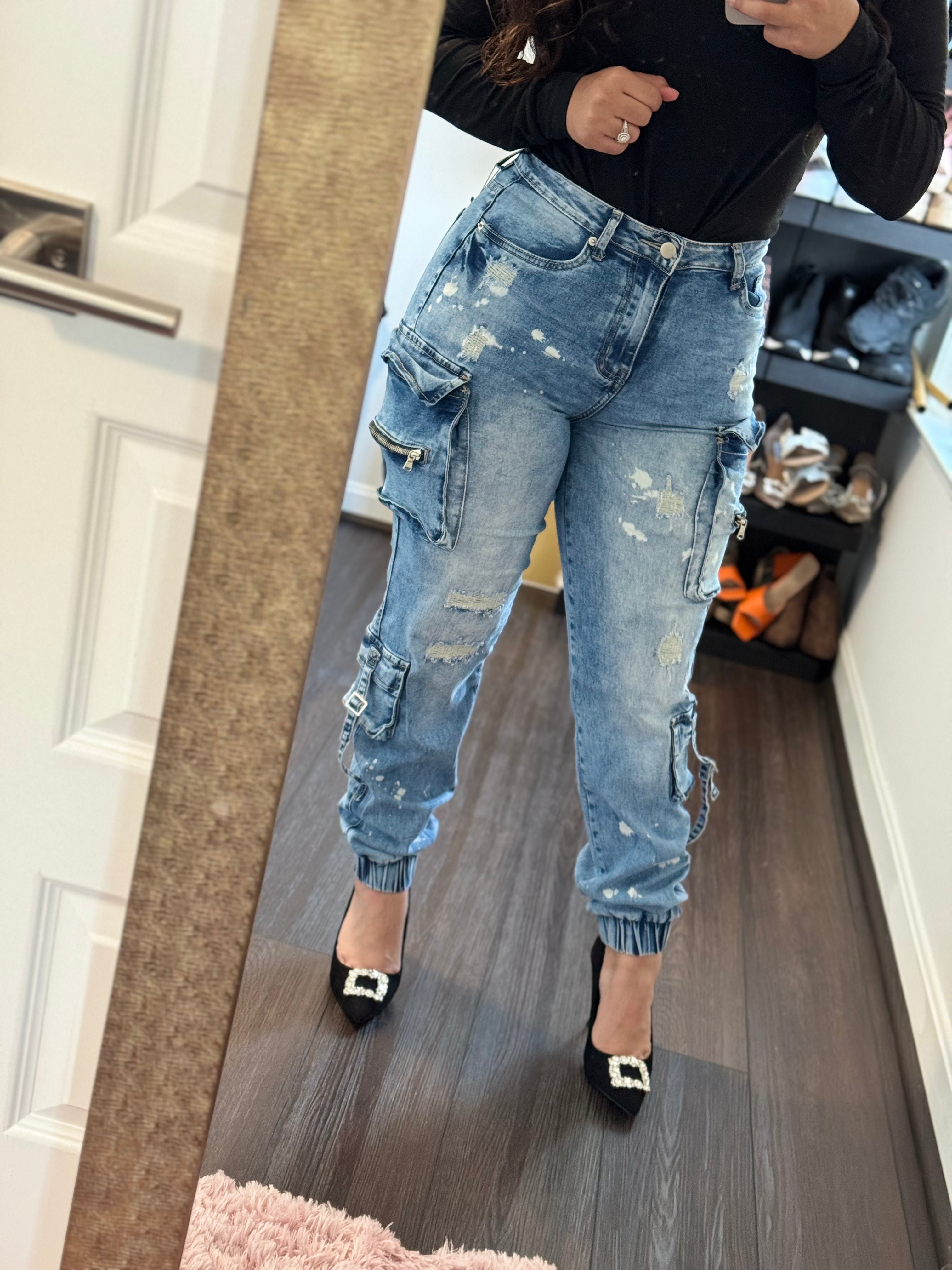 Full Cargo Jogger Jeans