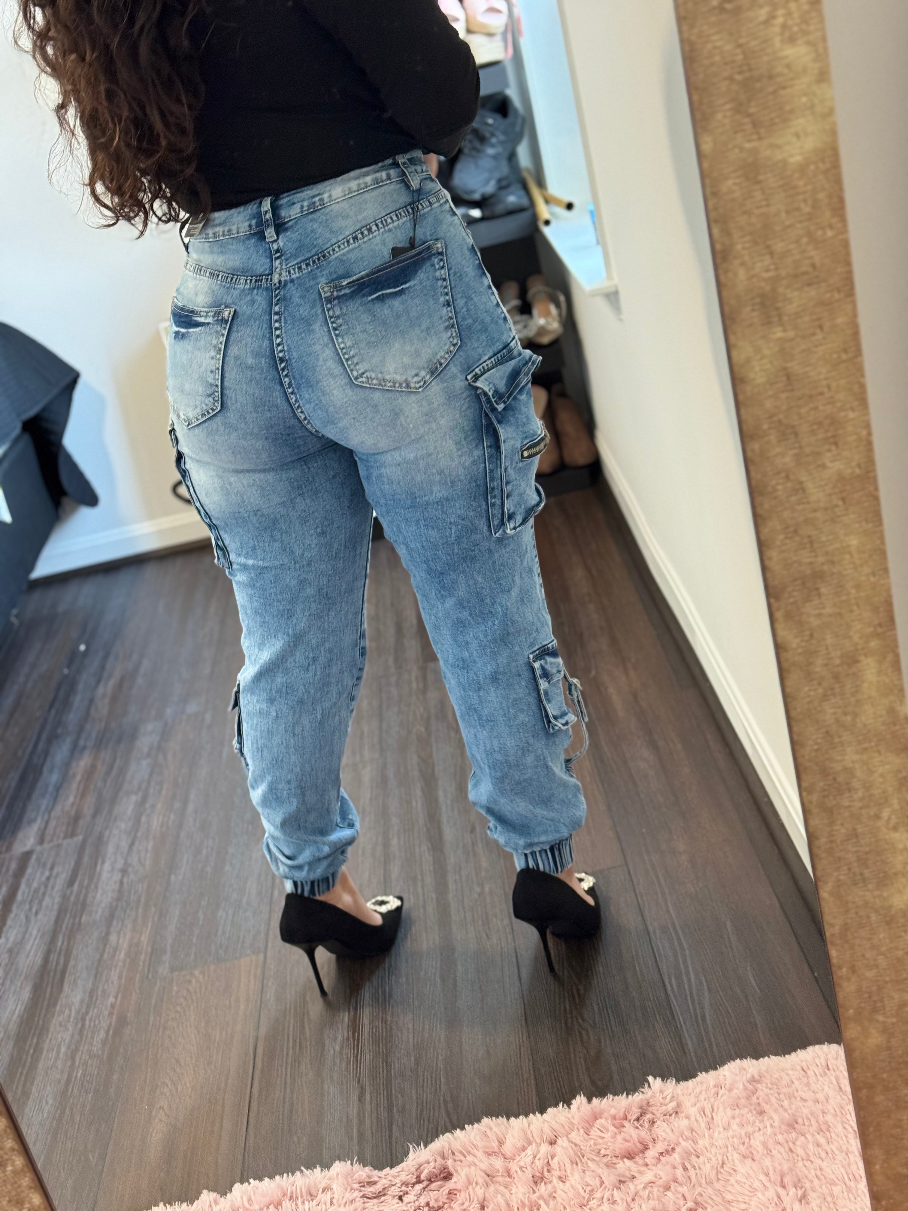 Full Cargo Jogger Jeans