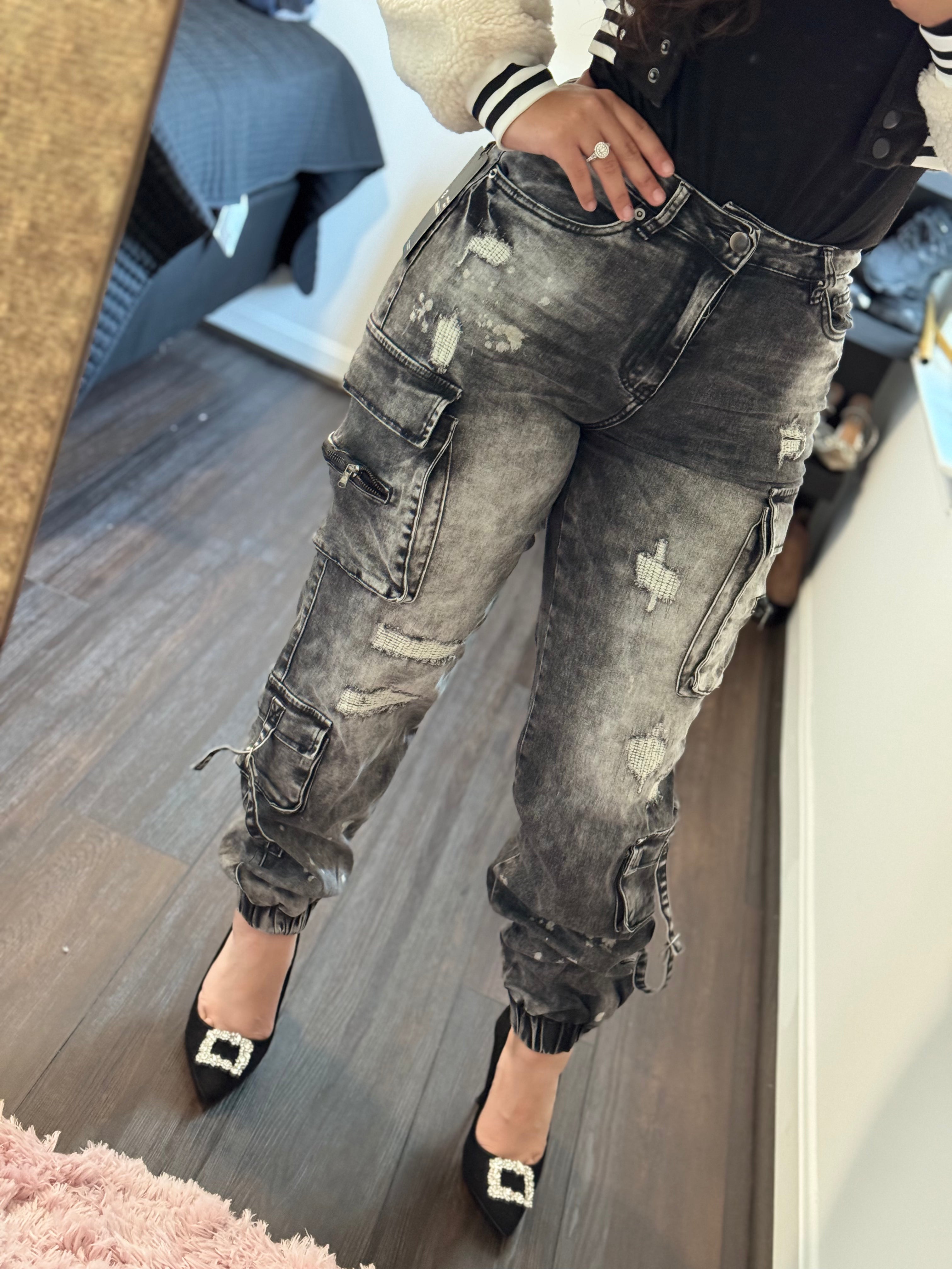 Full Cargo Jogger Jeans