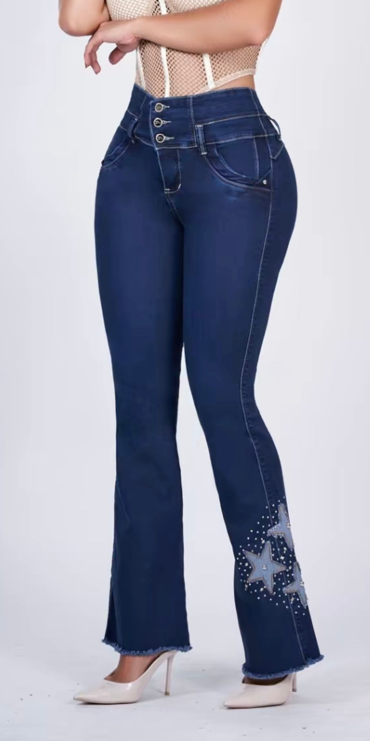 Ref: Marie Colombian Jean with Internal 360 Faja