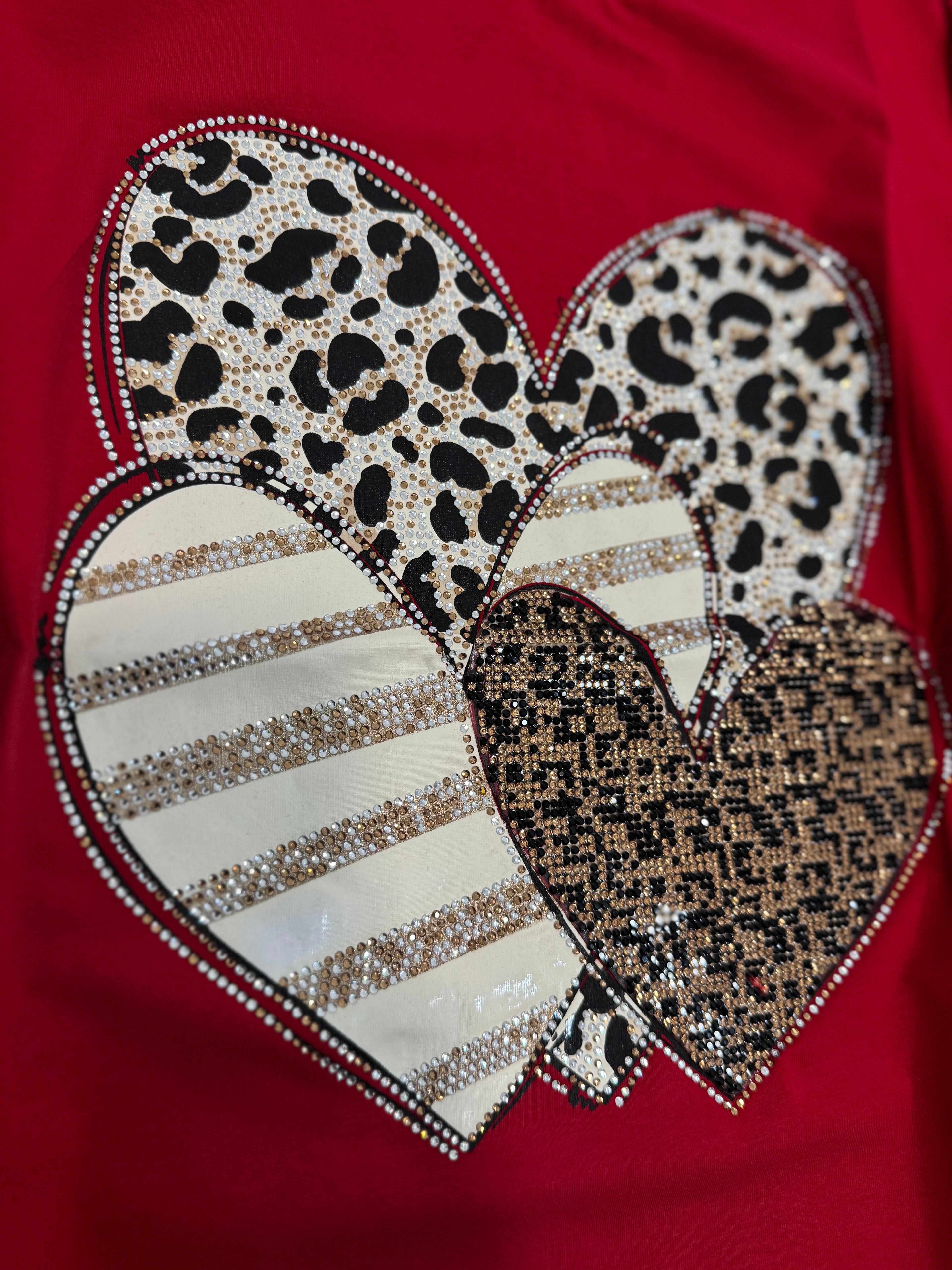 Hearts and Stone Women’s Embroidered Graphic T-Shirt