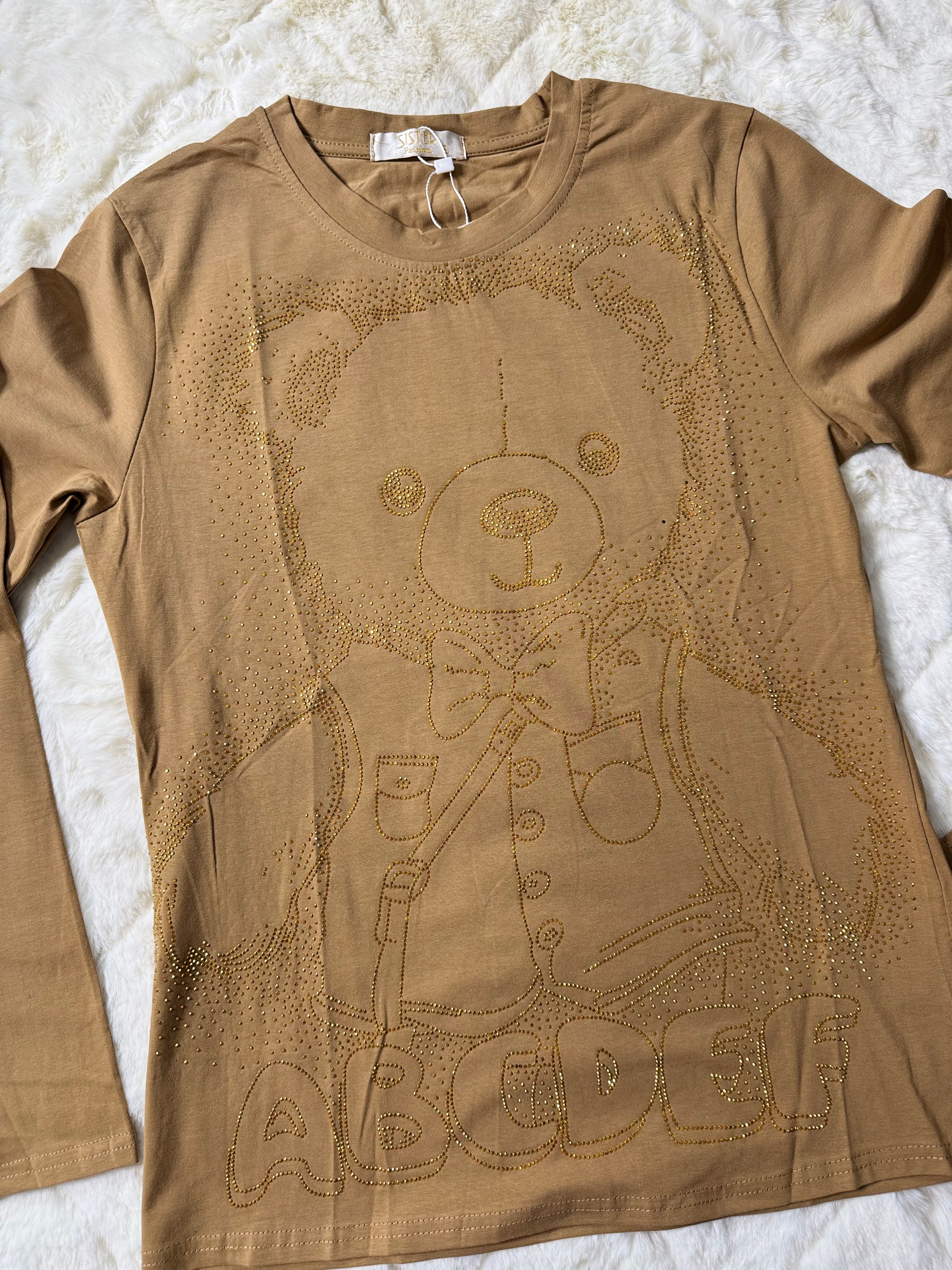 241022 Latte Sparkle Teddy Tee