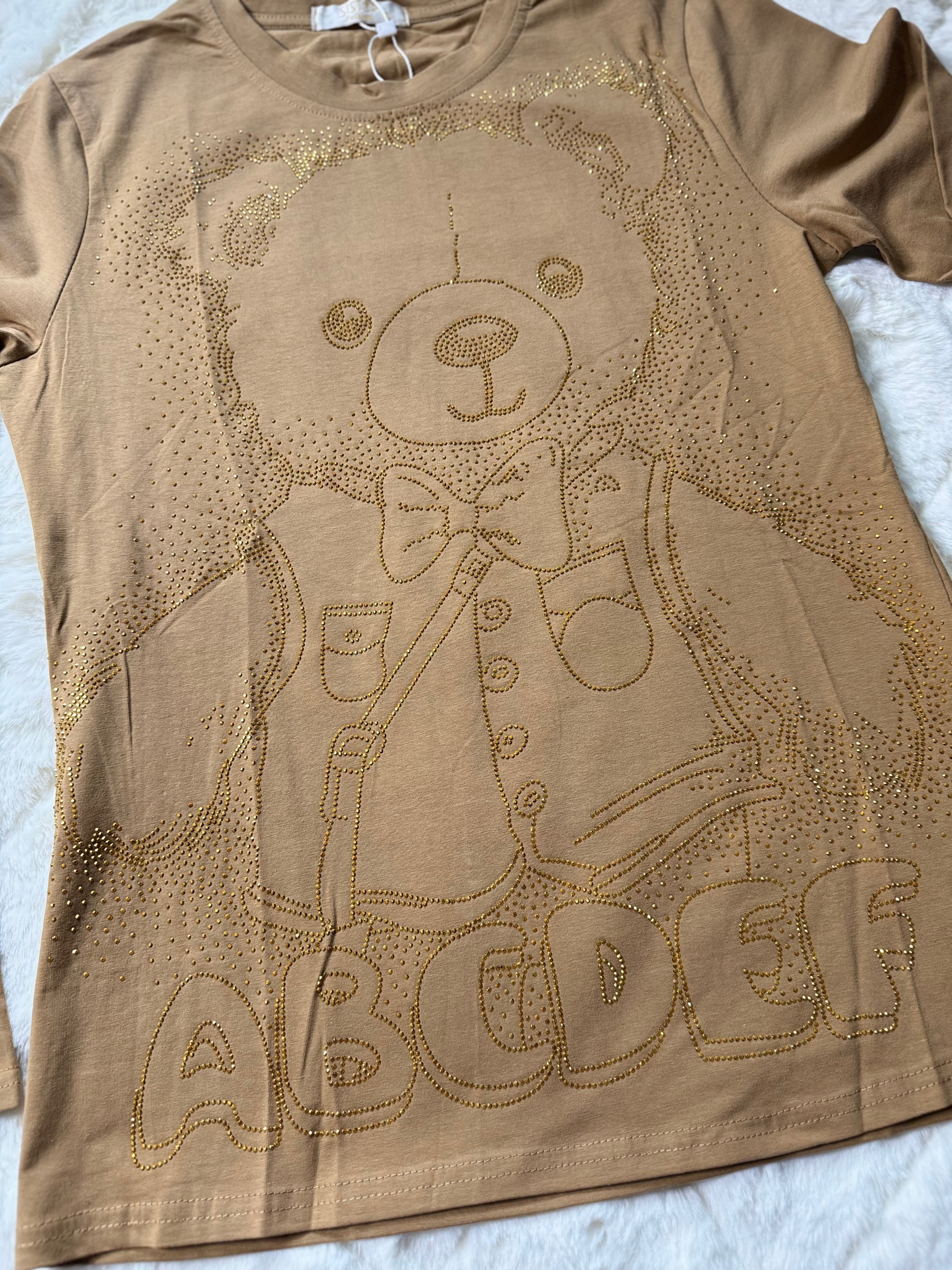 241022 Latte Sparkle Teddy Tee