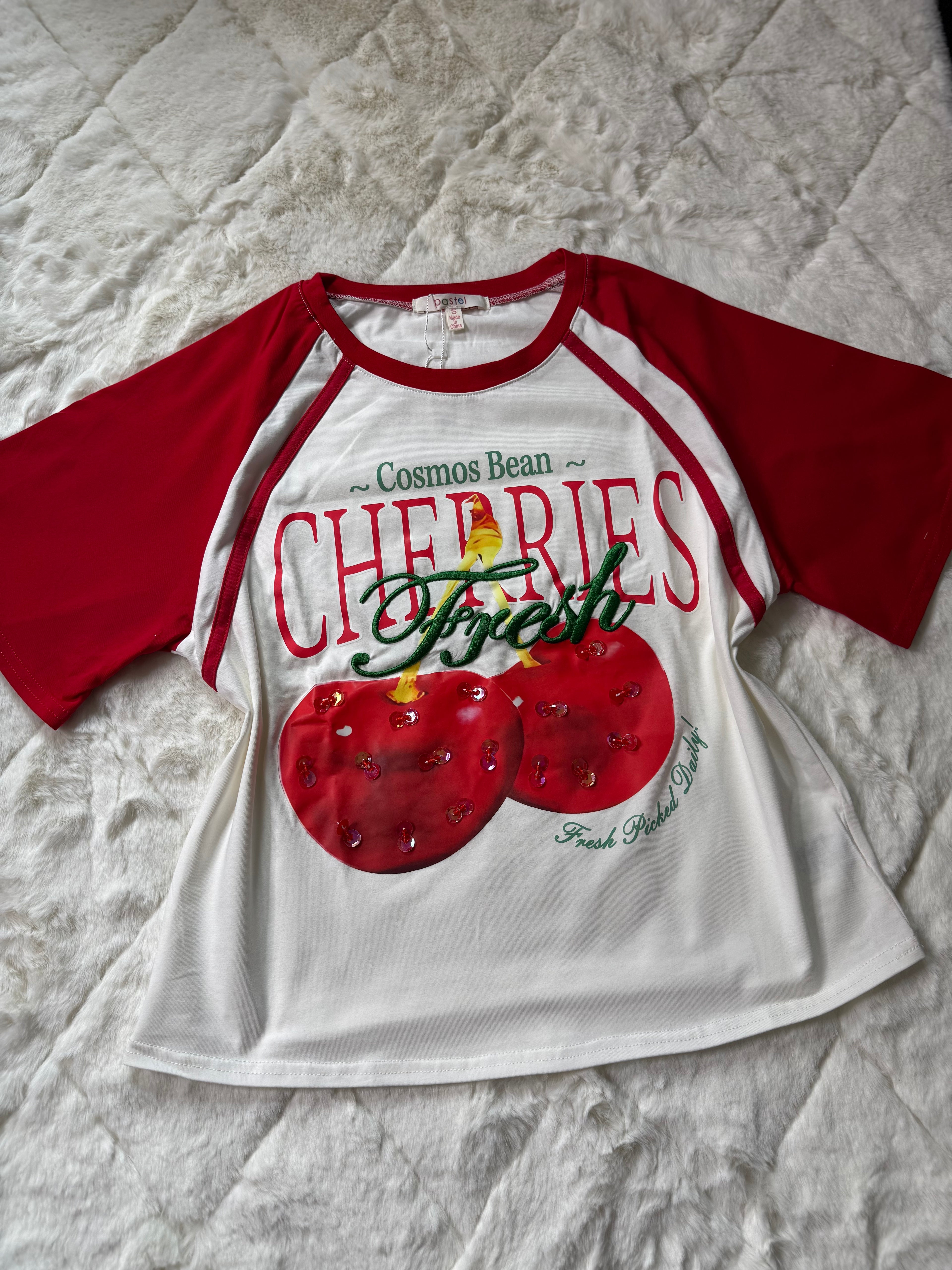 30156 Fresh Cherry Funny Tee