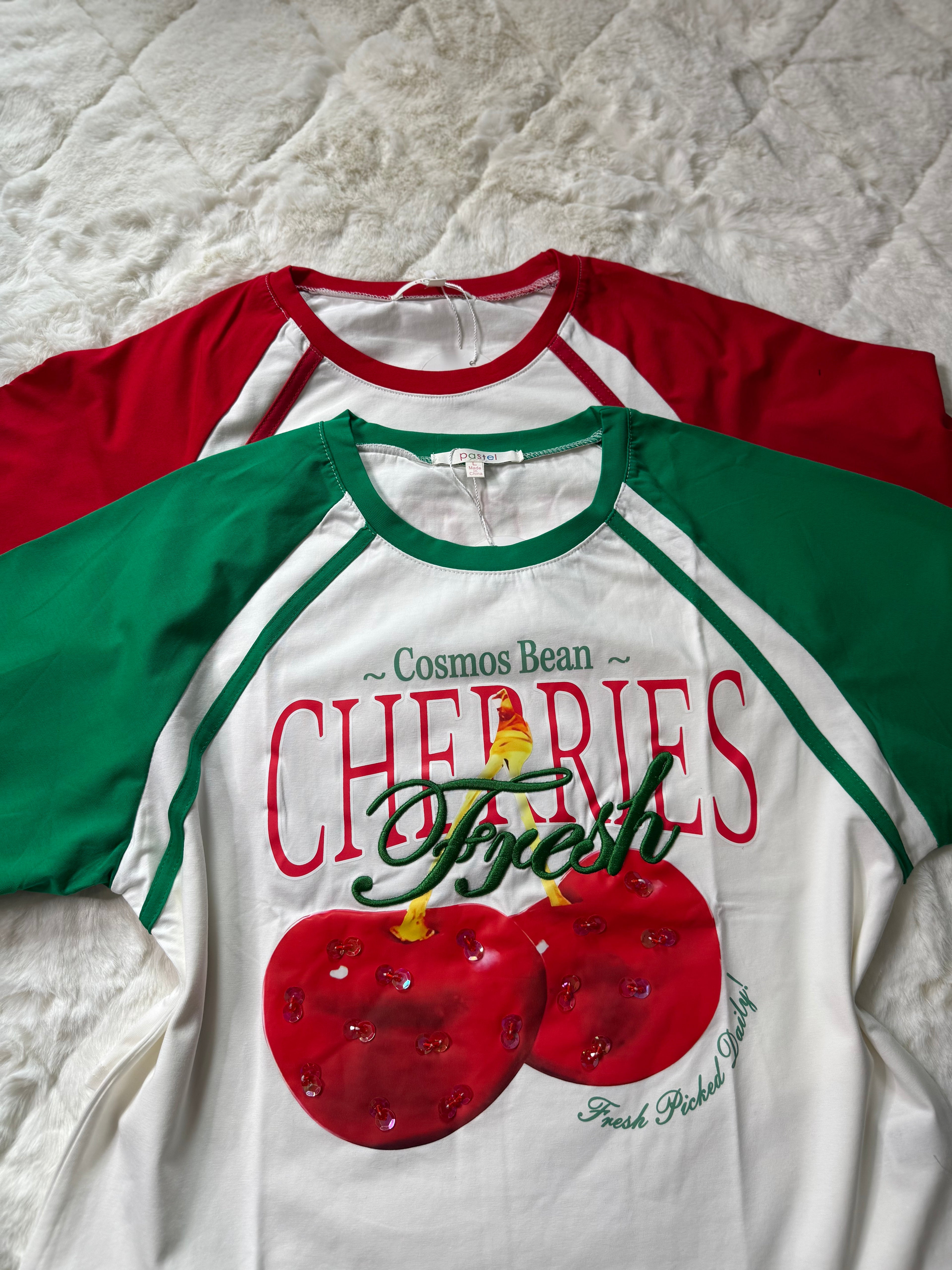 30156 Fresh Cherry Funny Tee