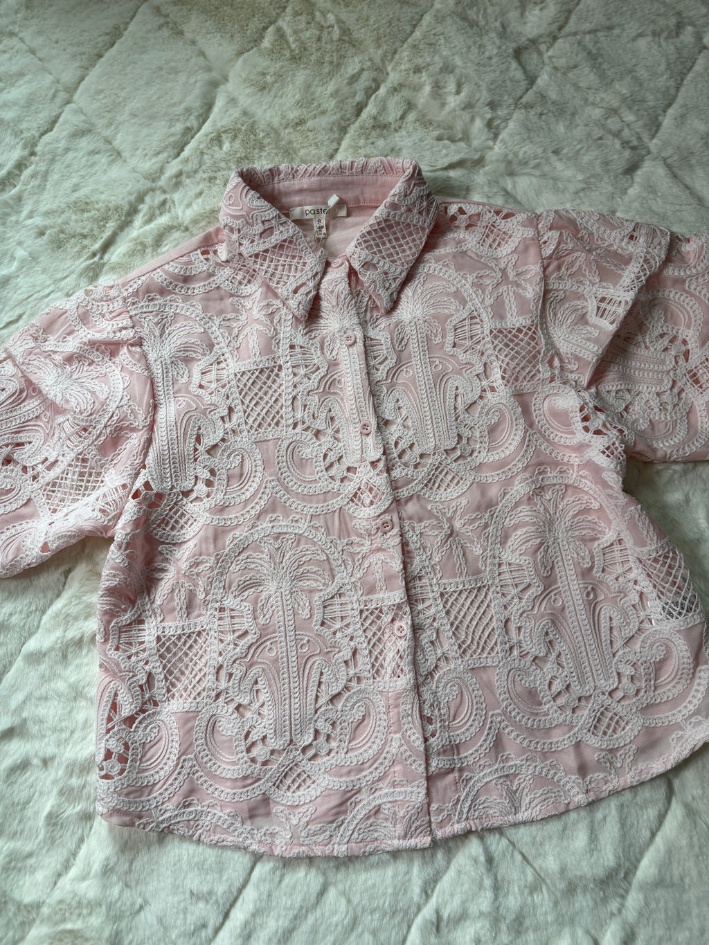 71348 Pastel Blouse Baby Pink