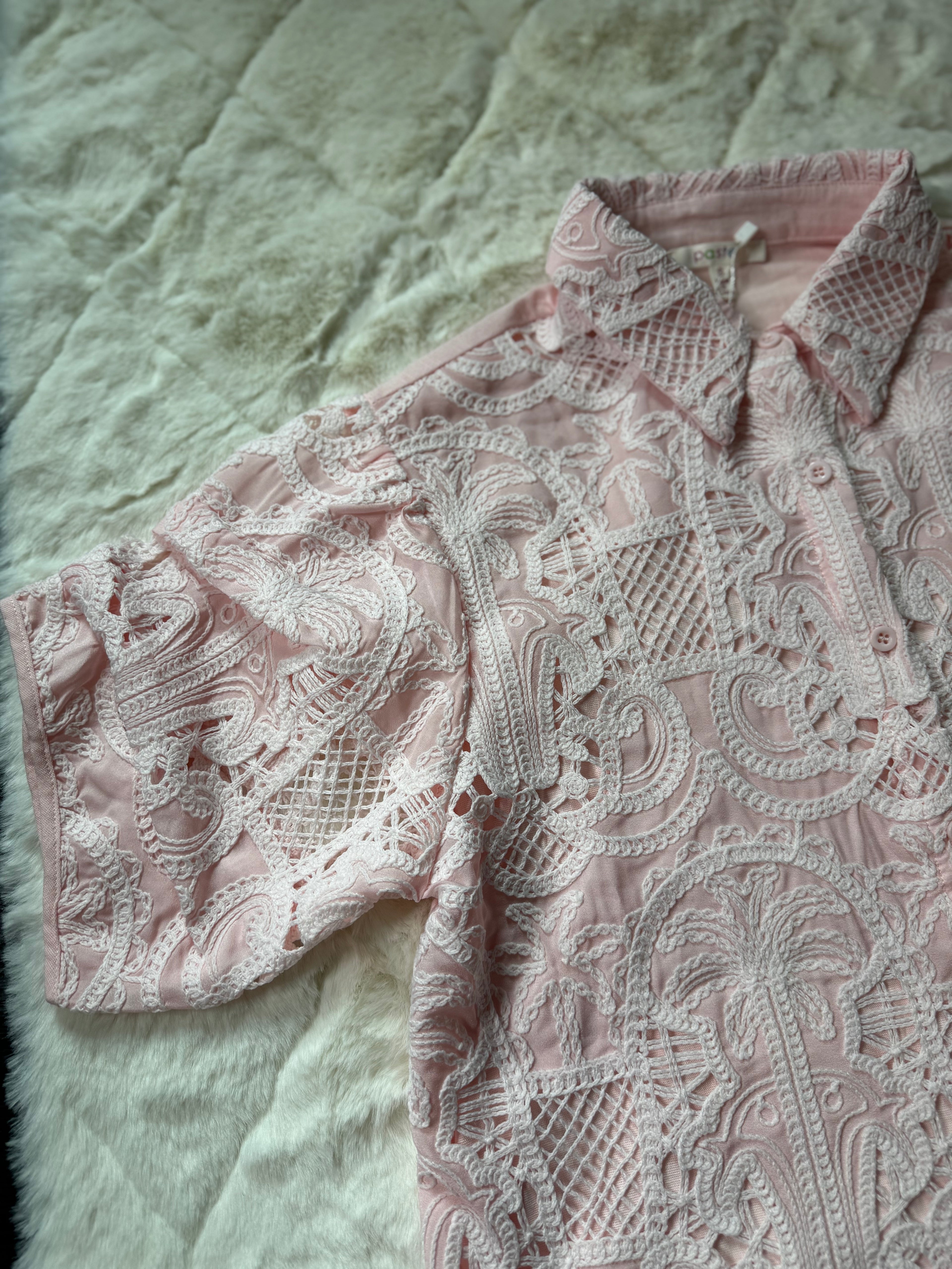 71348 Pastel Blouse Baby Pink