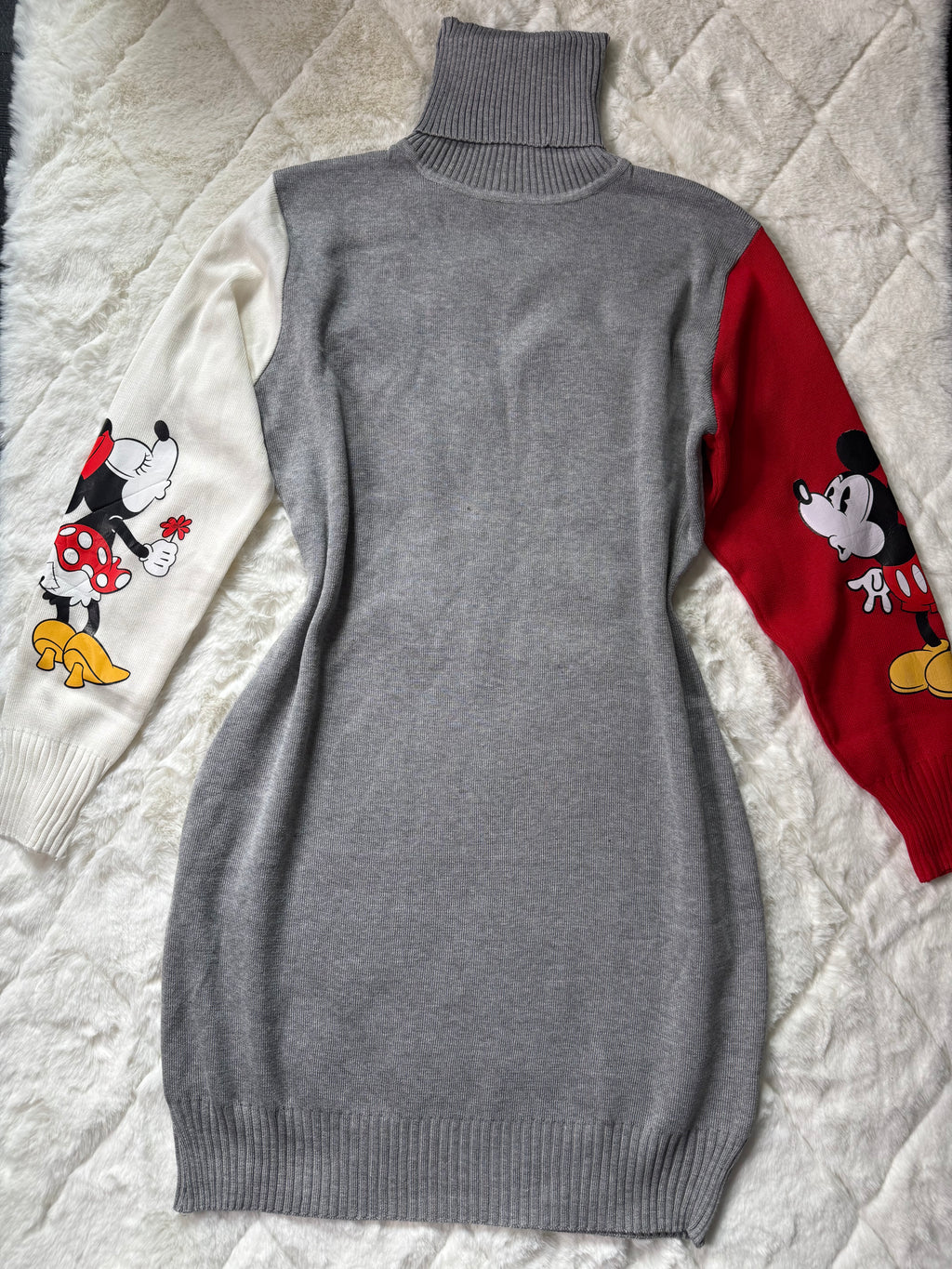 Los Ratones One Size Long-Sleeve Turtleneck Fall Dress