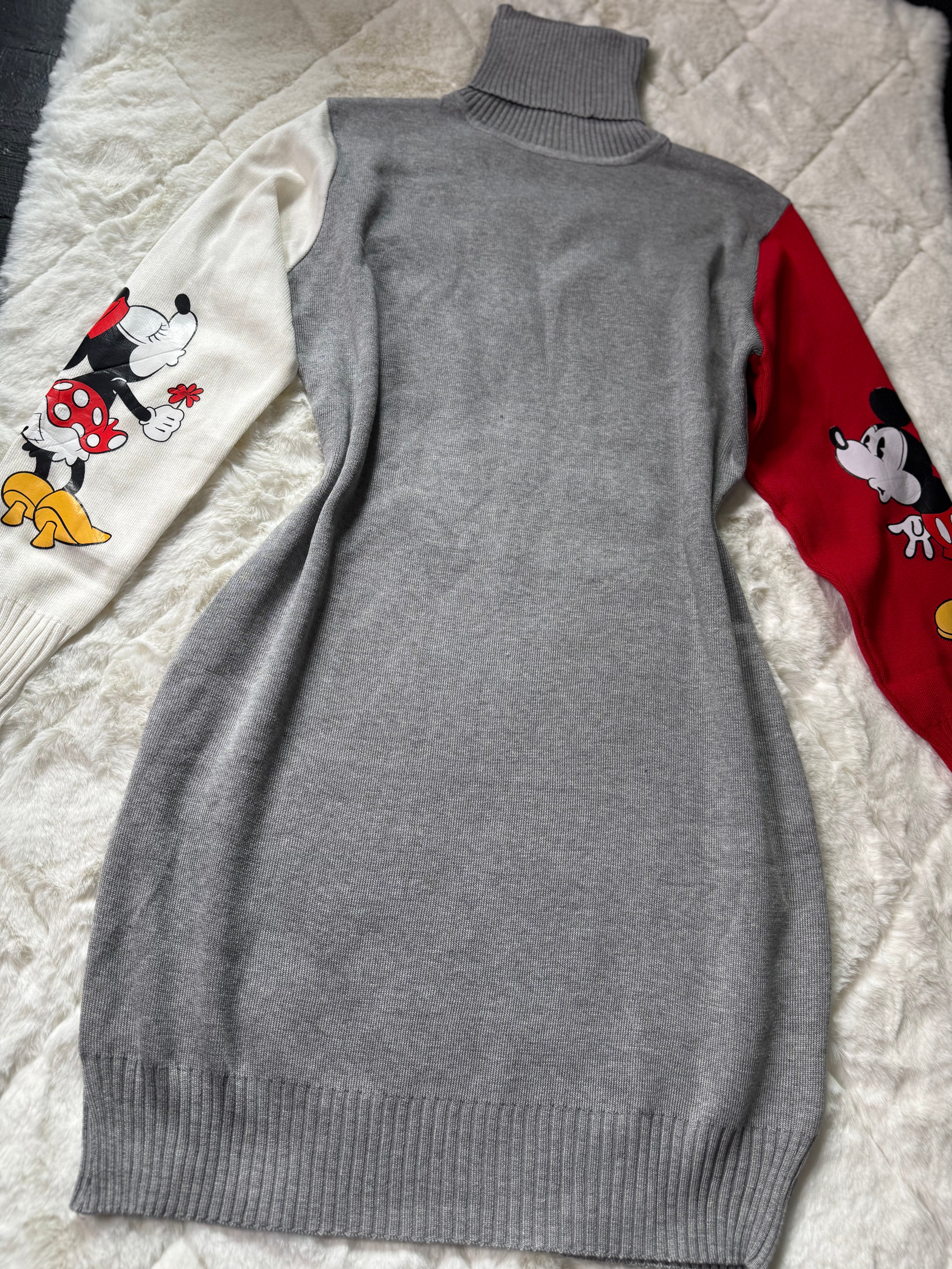 Los Ratones One Size Long-Sleeve Turtleneck Fall Dress