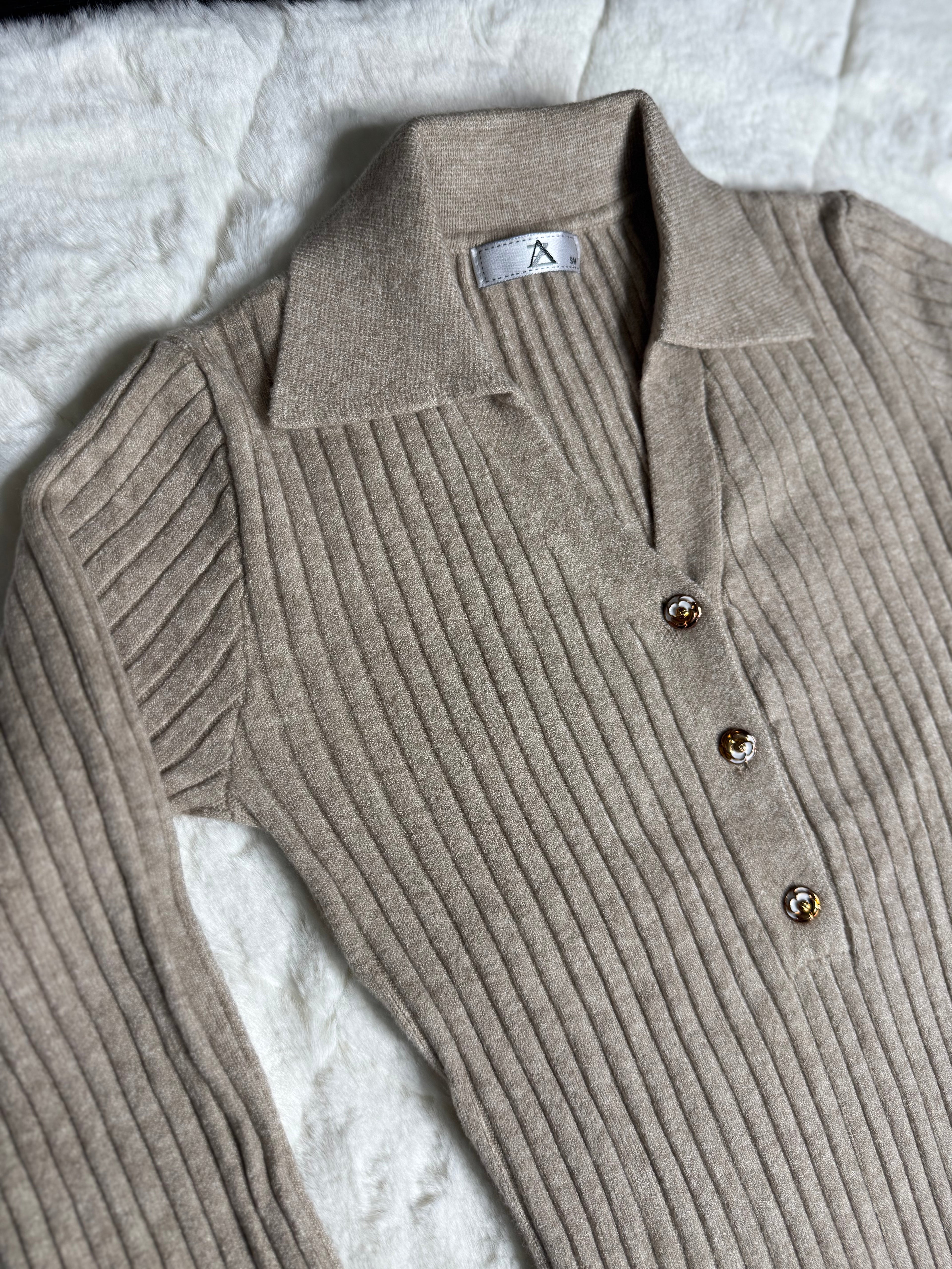 Autumn Fireside Knit Dress