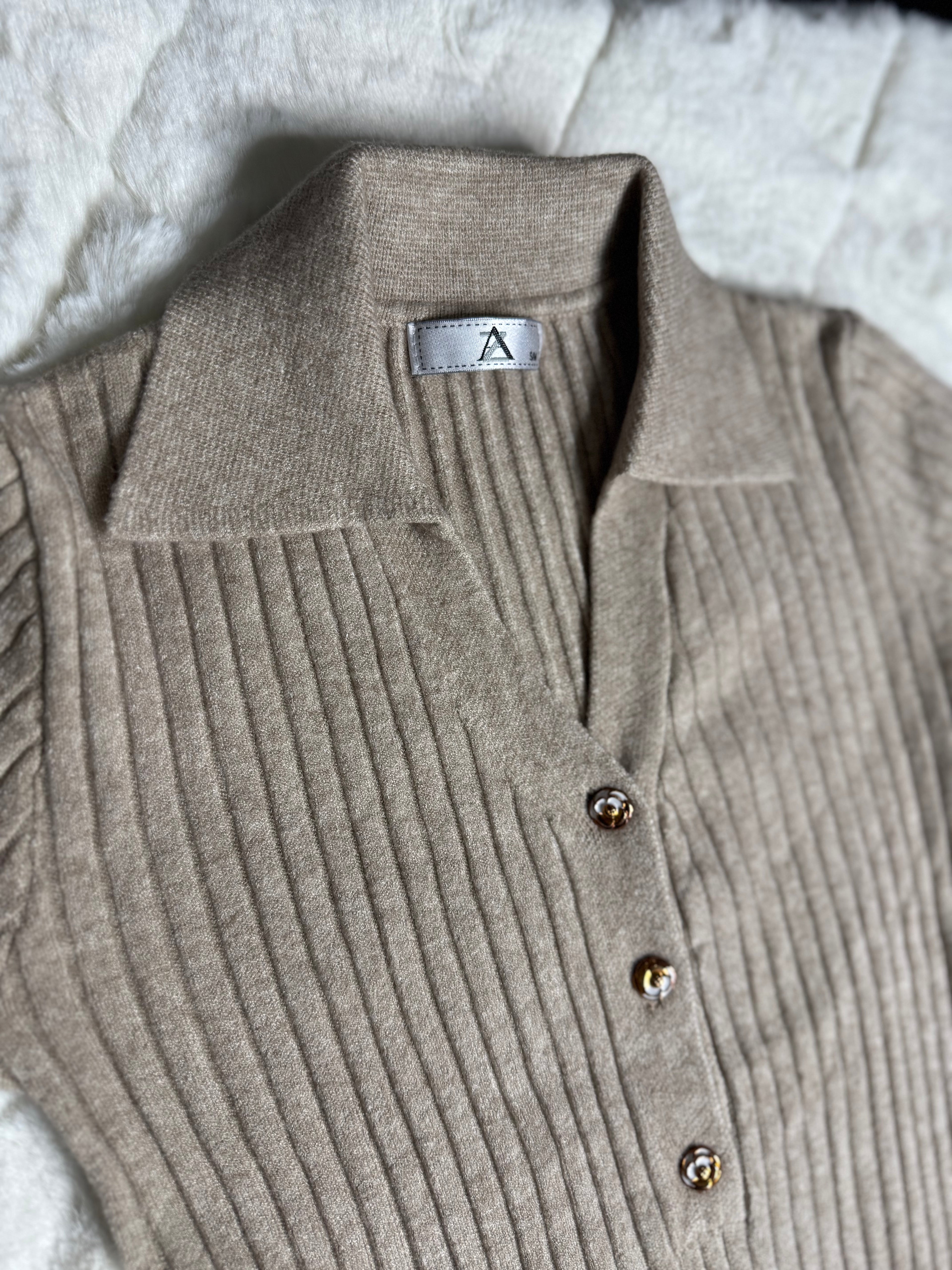 Autumn Fireside Knit Dress