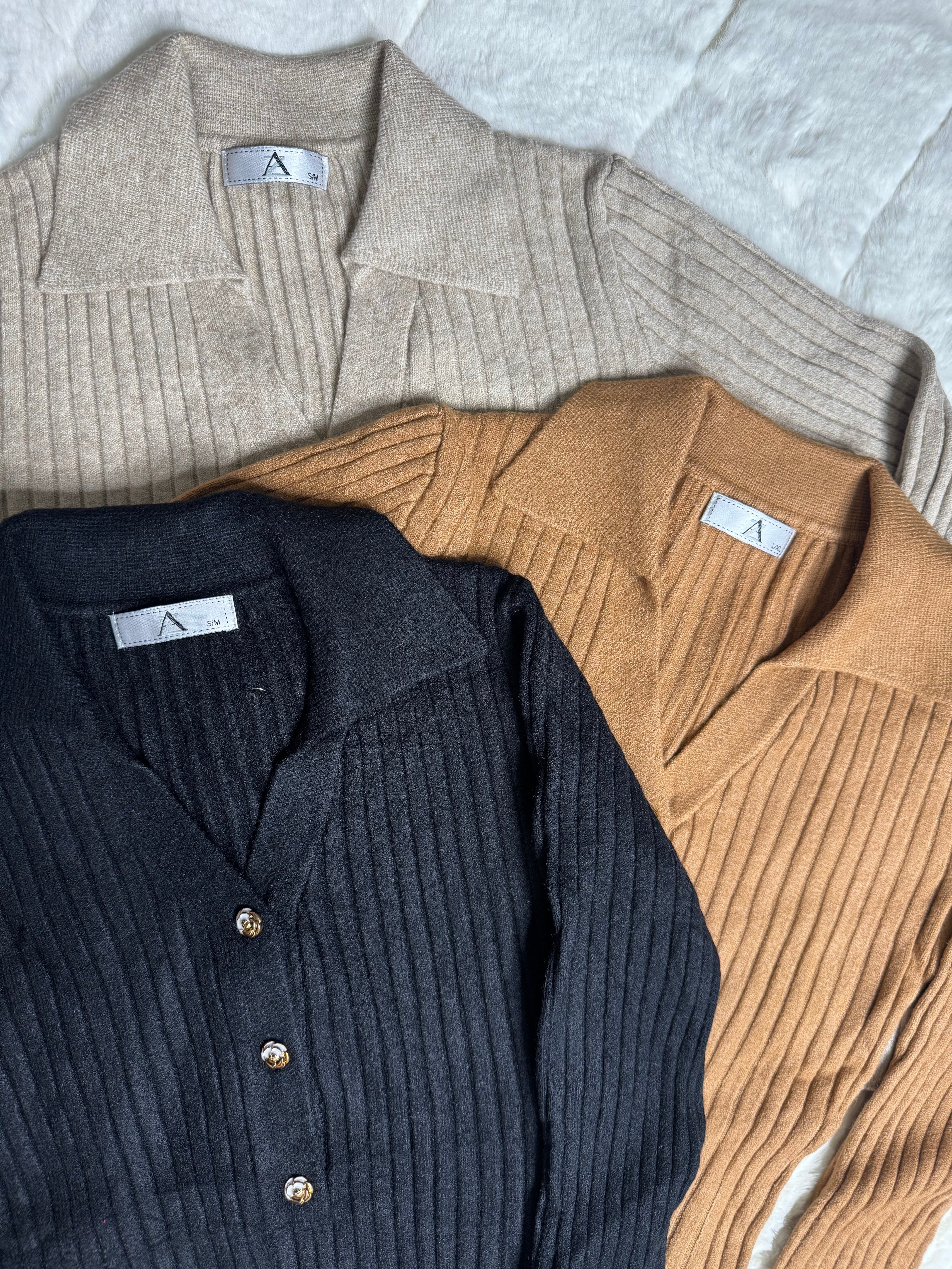 Autumn Fireside Knit Dress