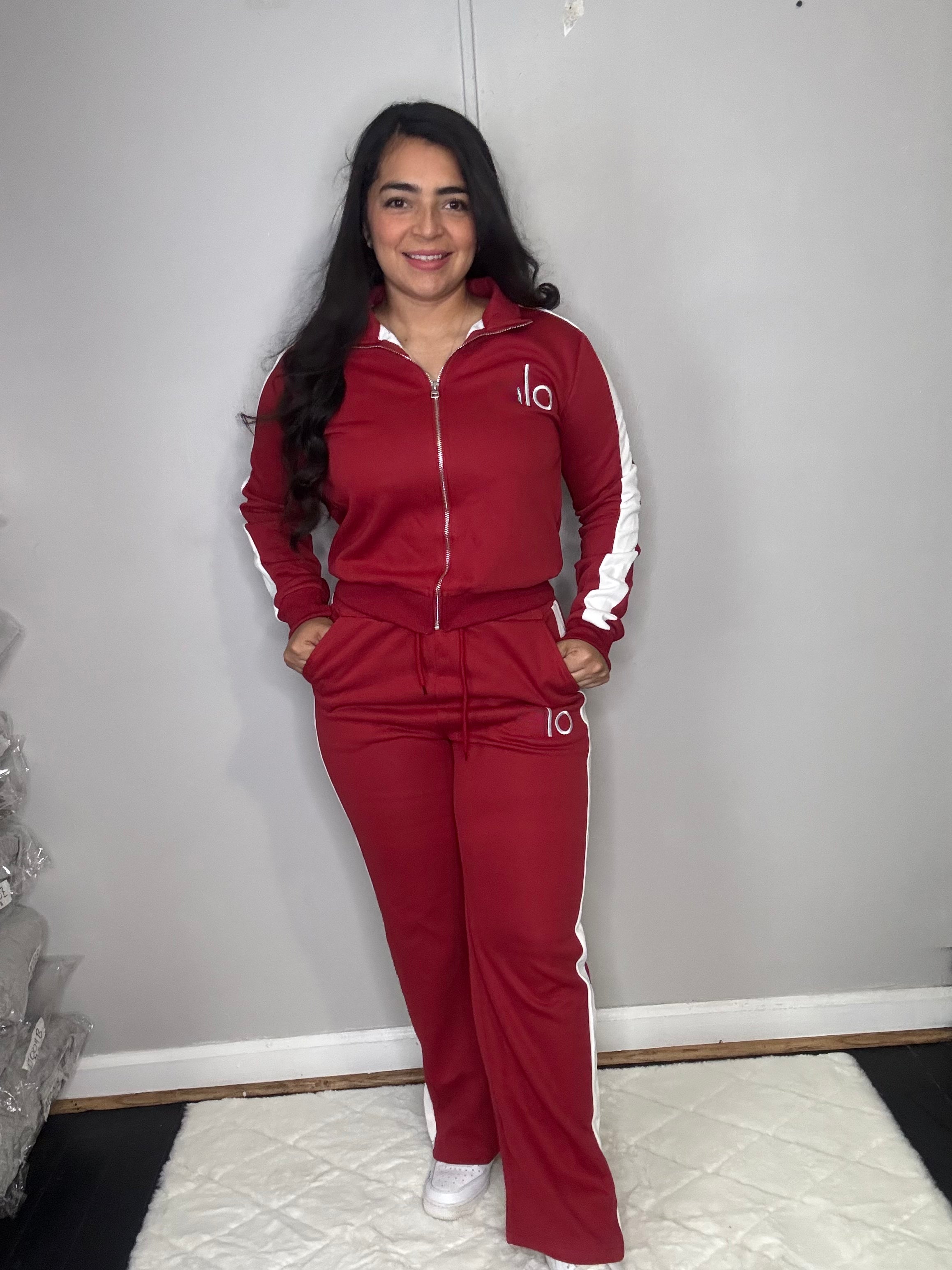 Alondra Set Red Hootie and Pant