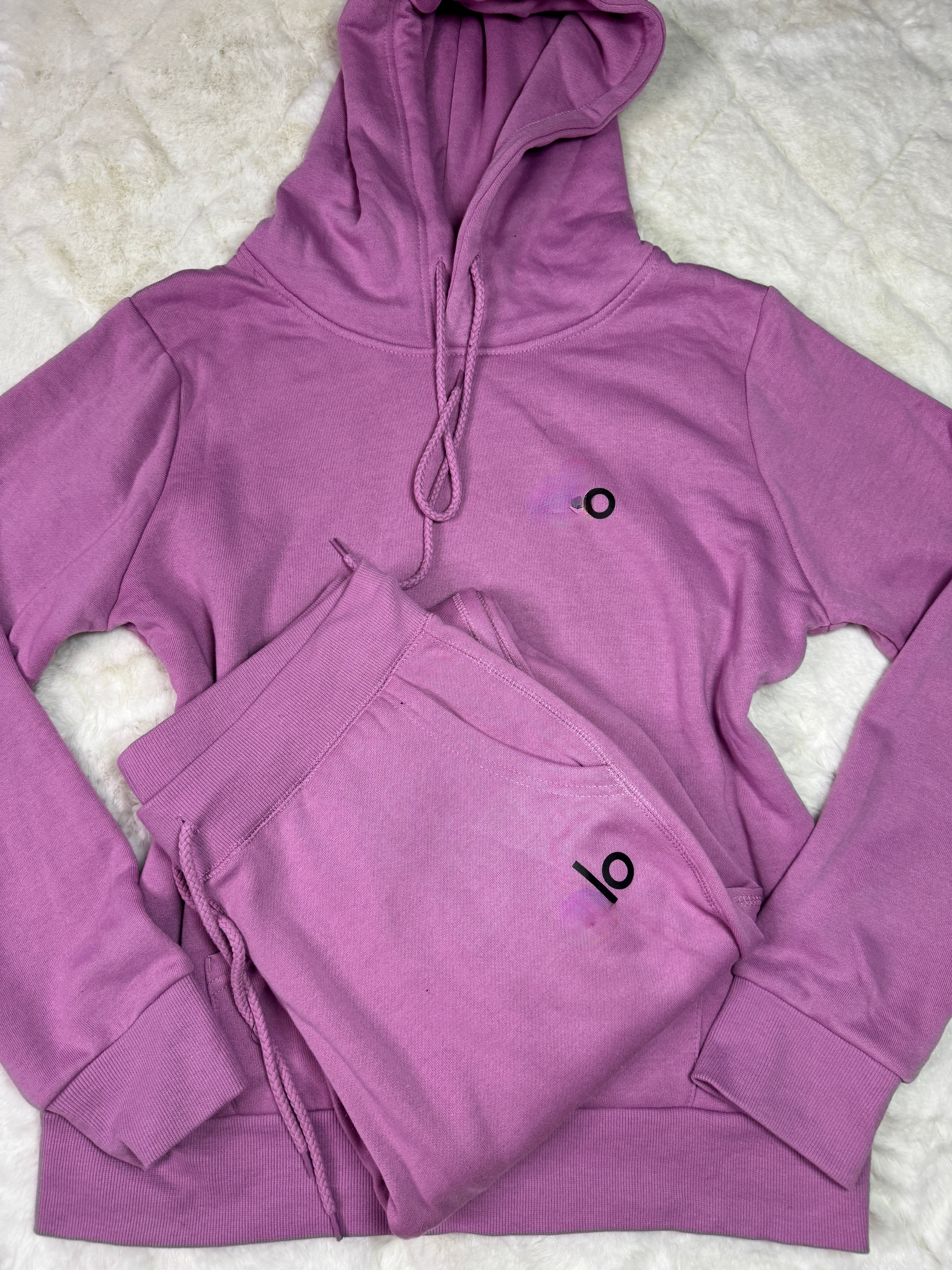 Alondra Set Purple with Hoodie and Pants