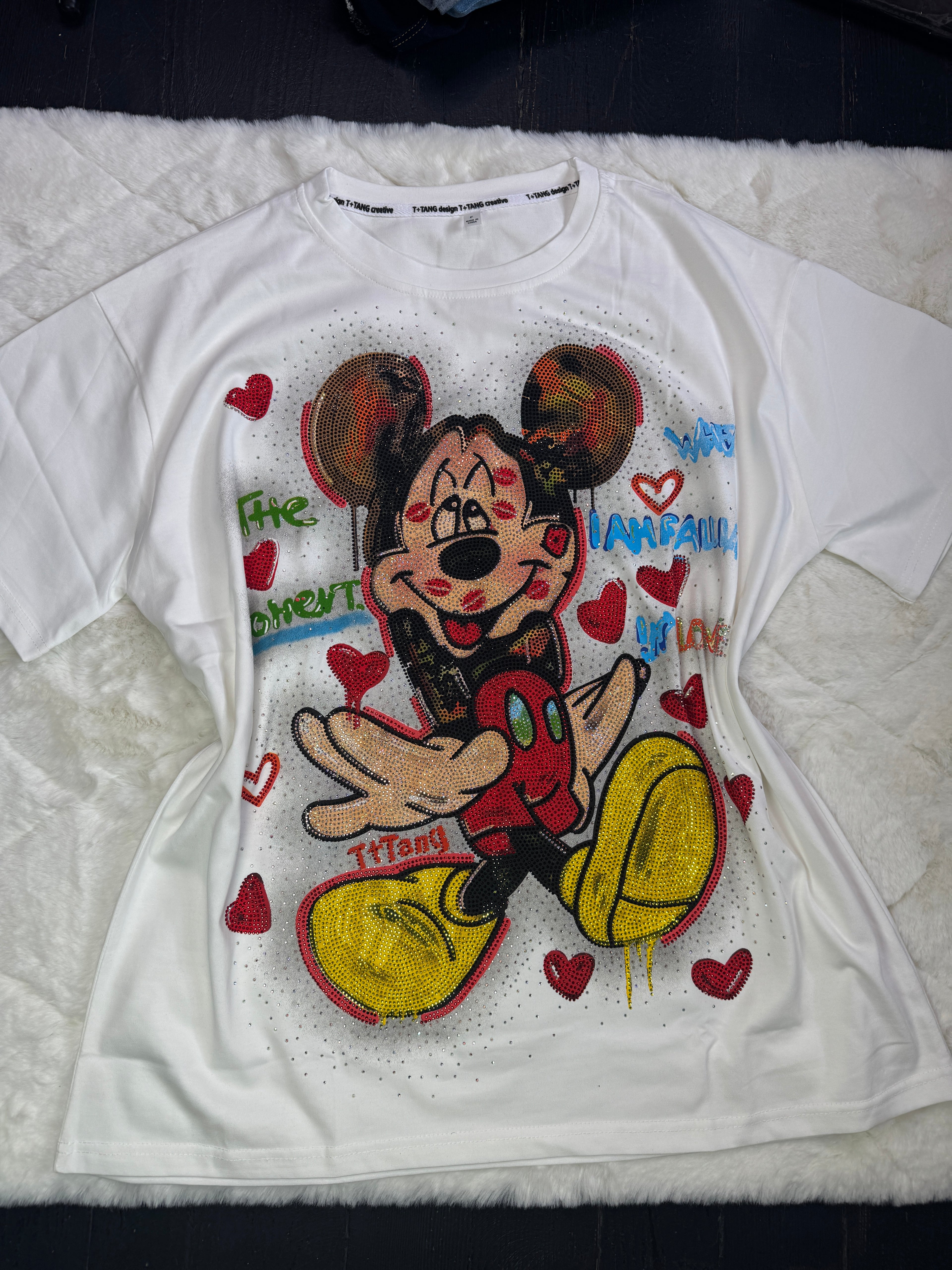 Raton Besos Oversize Tshirt with Stones