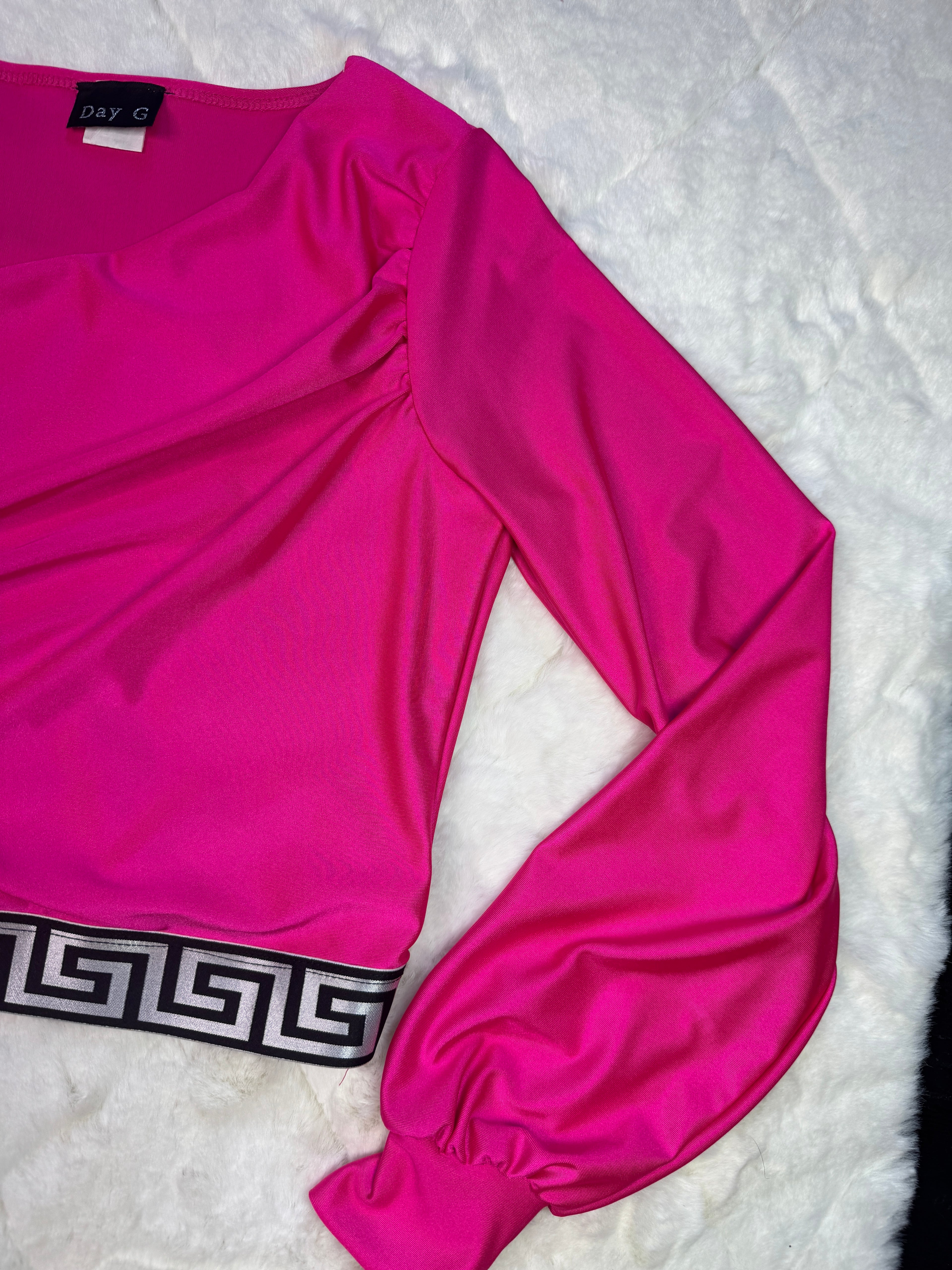 14154 Fucsia Belle Waistline Blouse