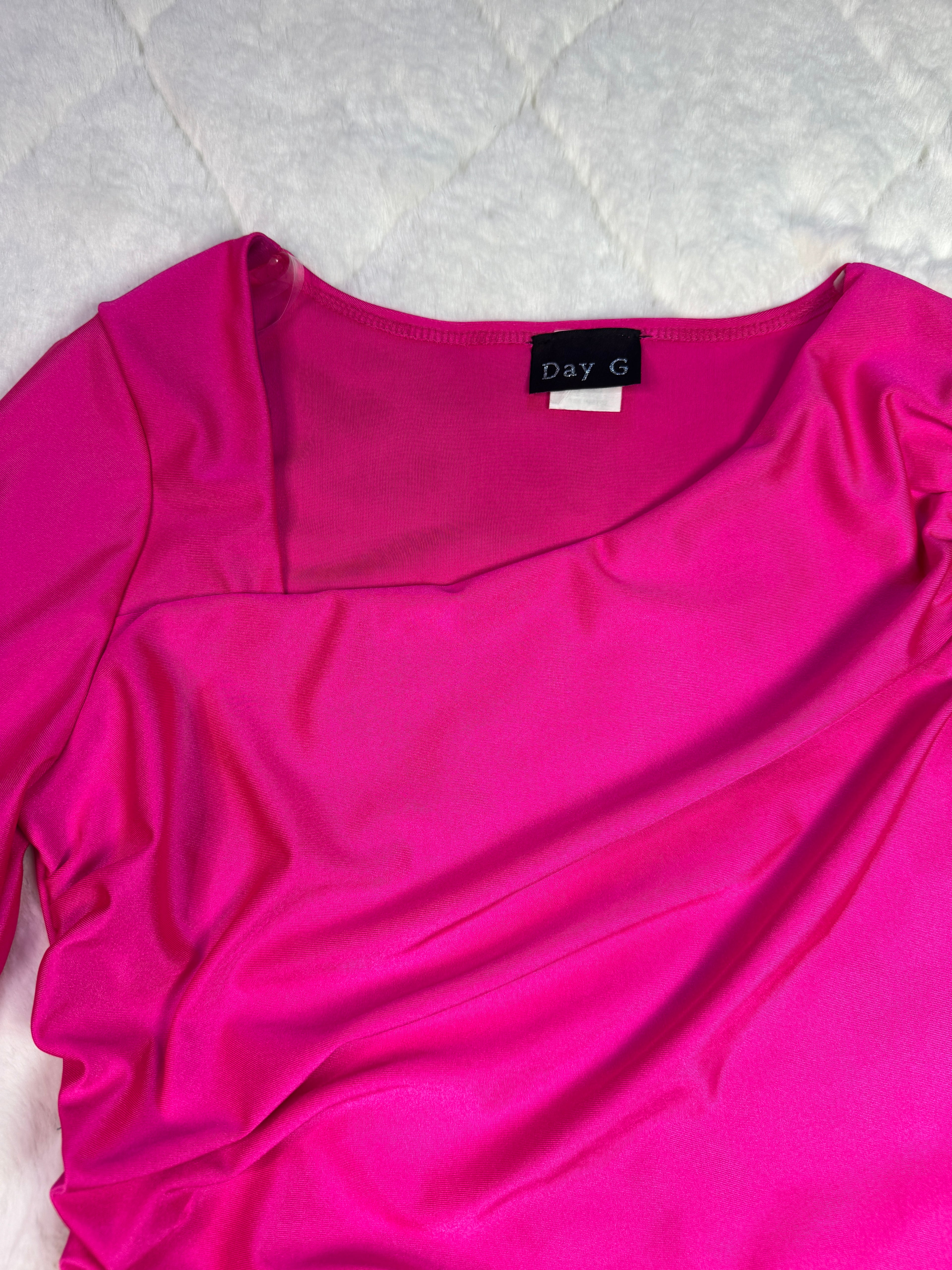 14154 Fucsia Belle Waistline Blouse