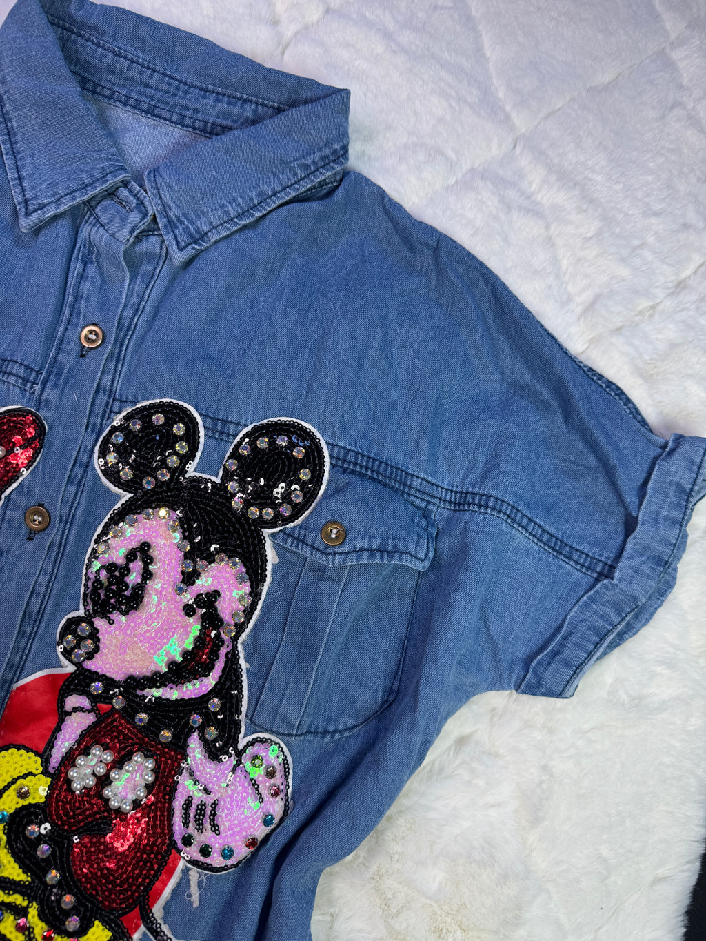 Ratones Skyline Oversized Denim Shirt