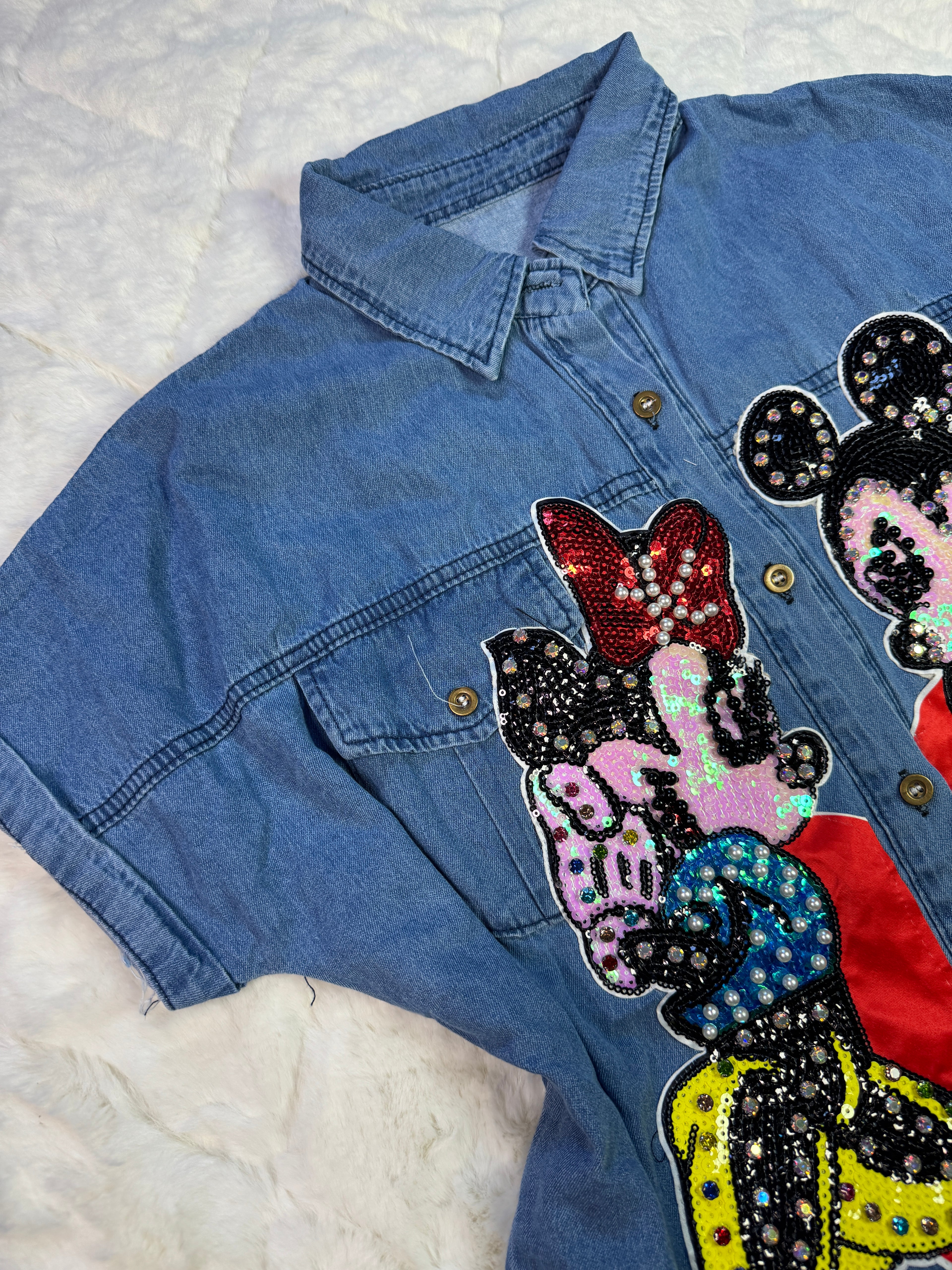 Ratones Skyline Oversized Denim Shirt