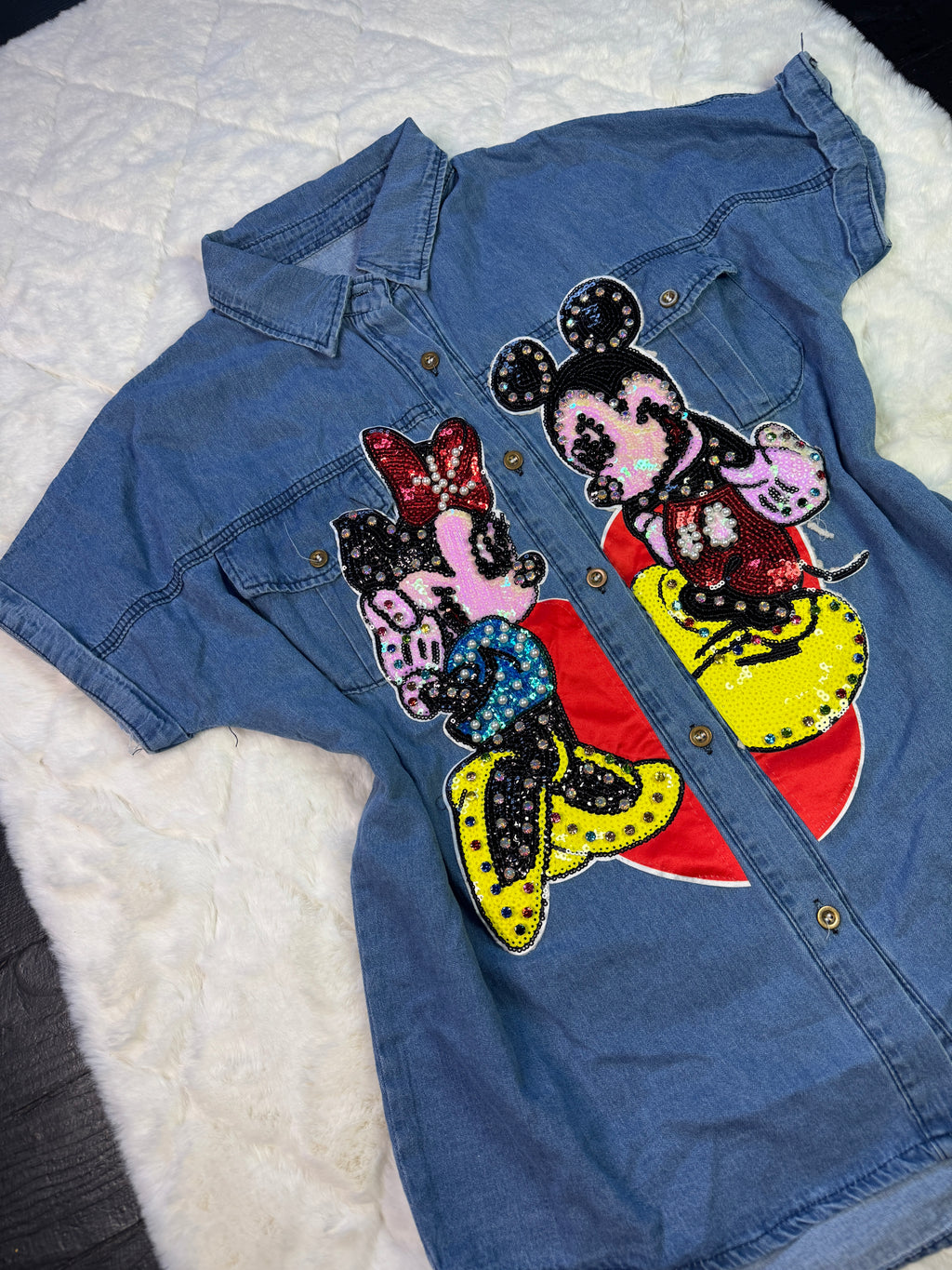 Ratones Skyline Oversized Denim Shirt