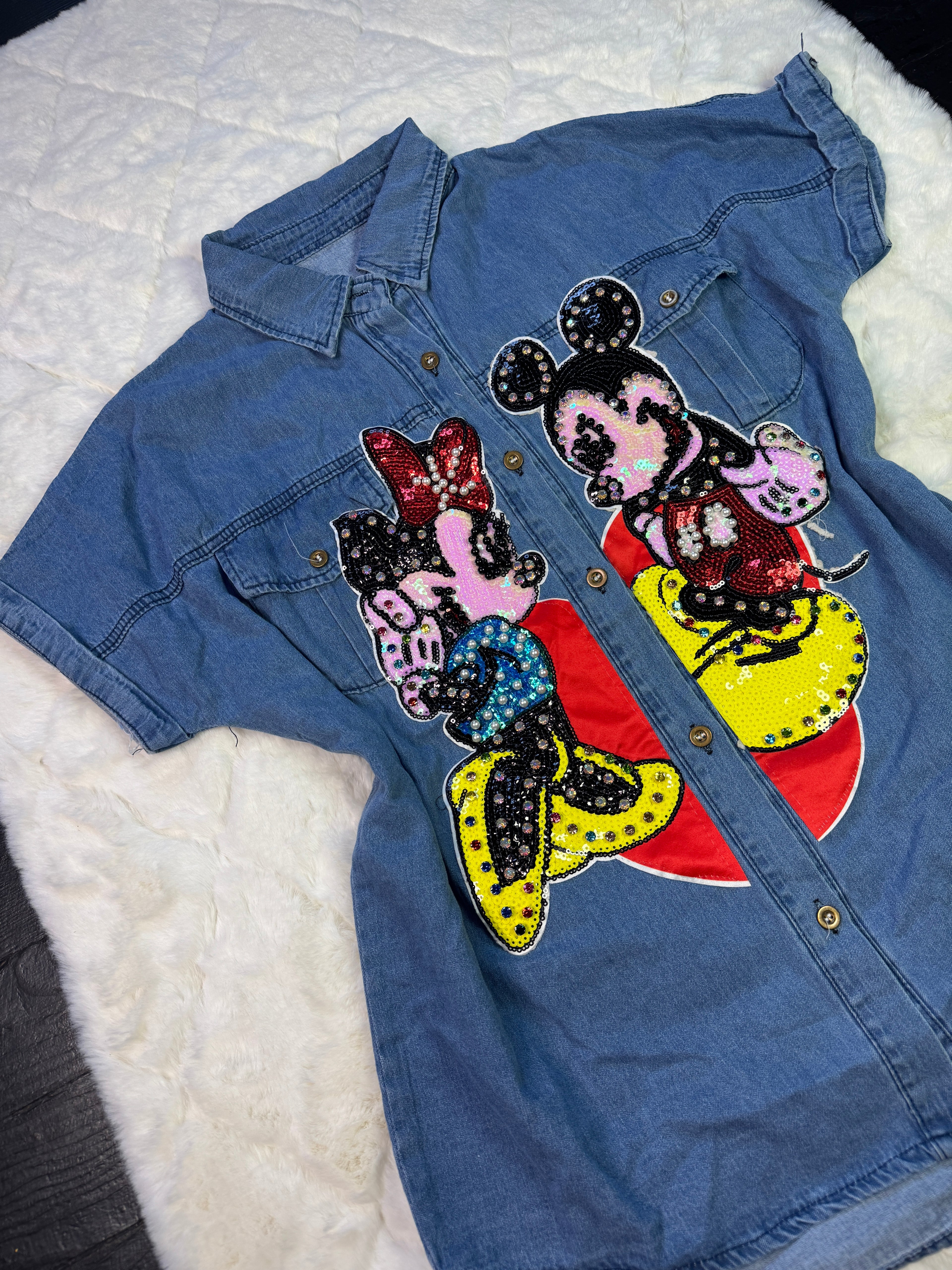 Ratones Skyline Oversized Denim Shirt