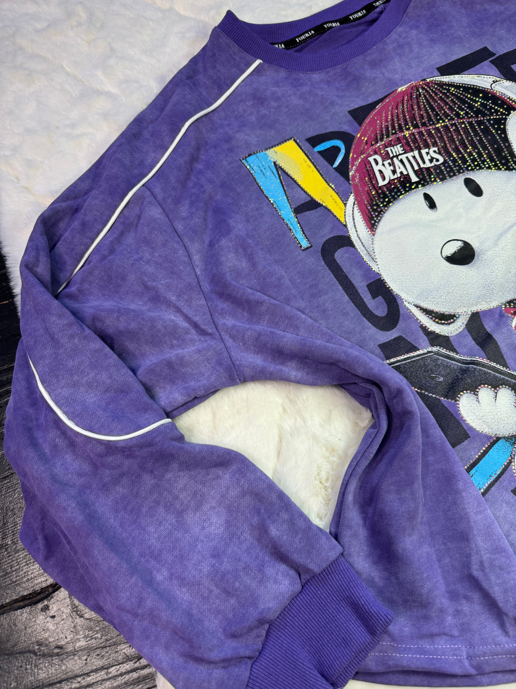 Perrito Oversize Purple Sweater