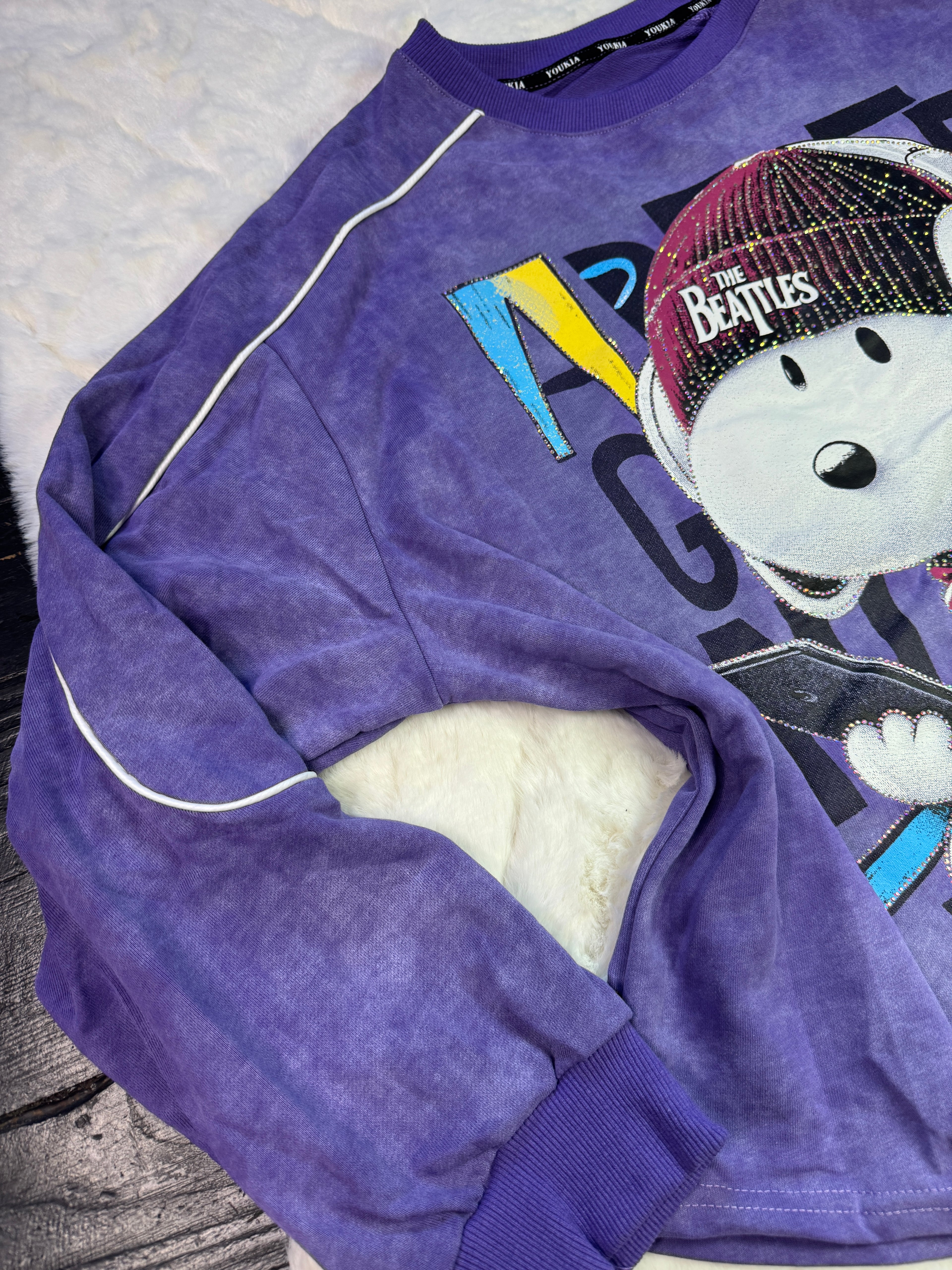 Perrito Oversize Purple Sweater