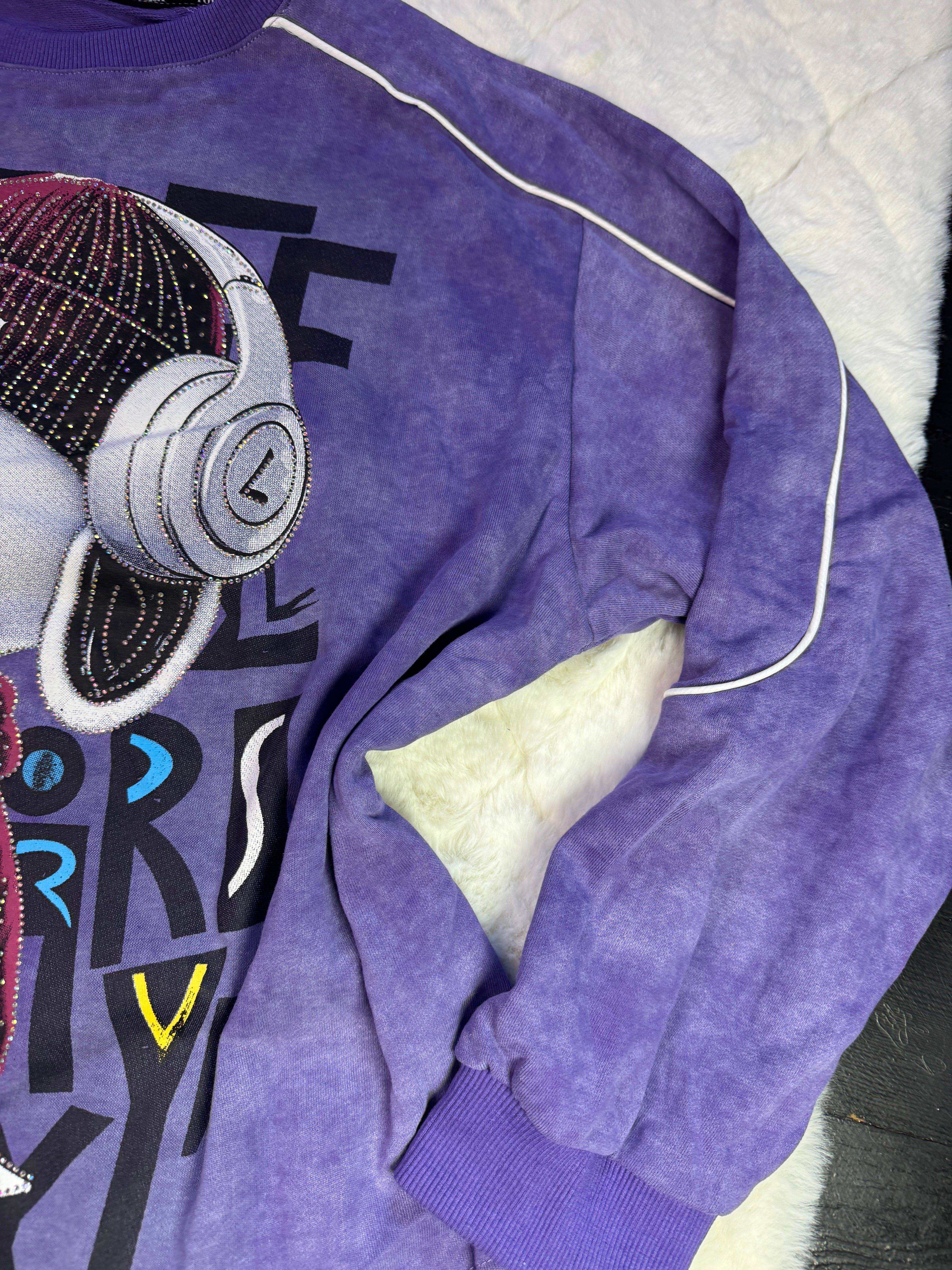 Perrito Oversize Purple Sweater