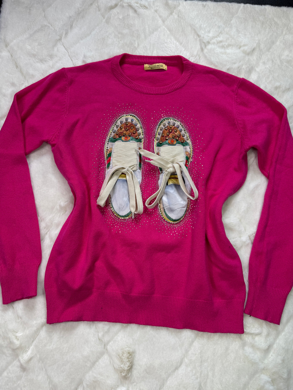 LaceUp Cozy Sweater 👟