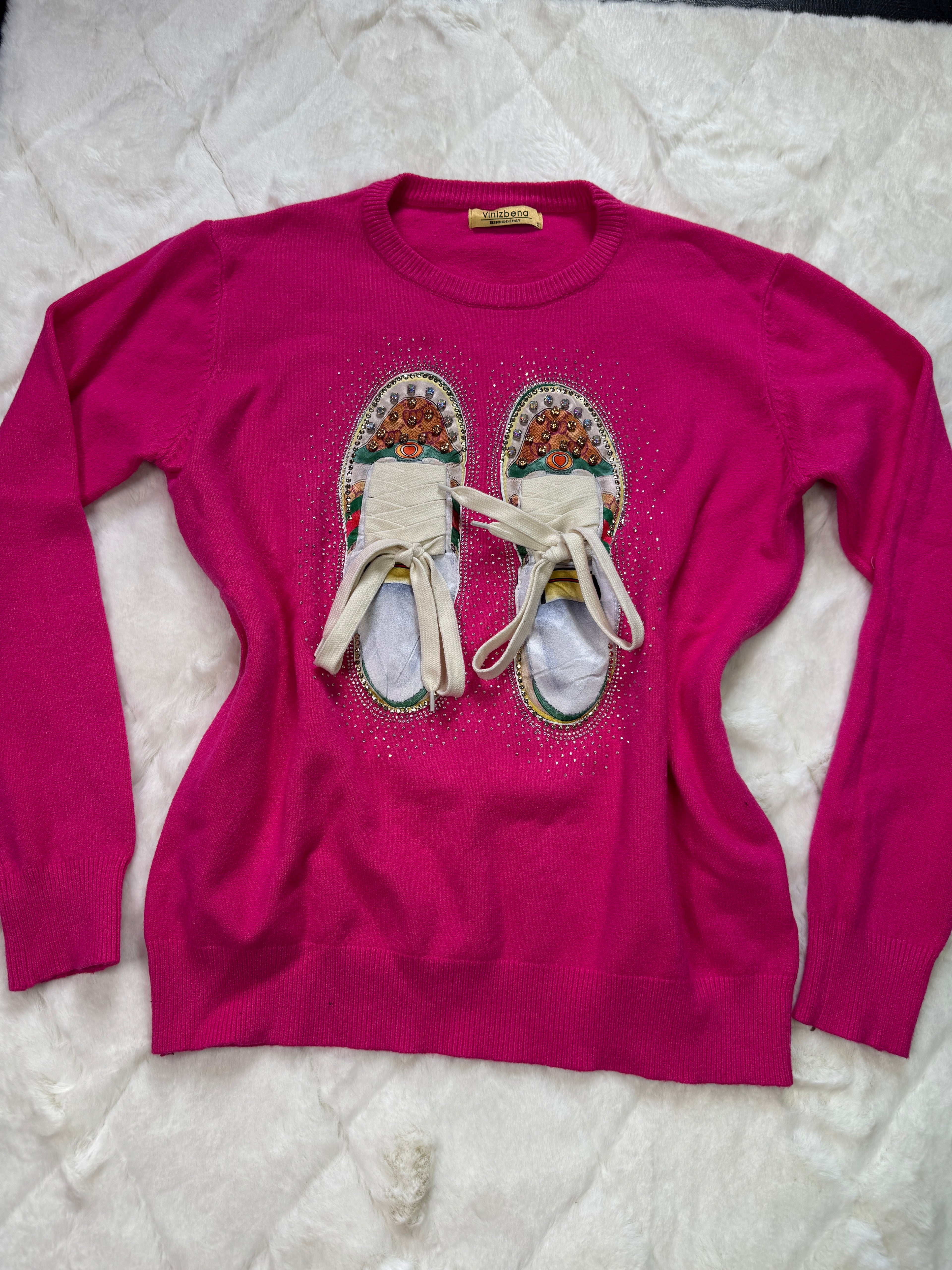 LaceUp Cozy Sweater 👟