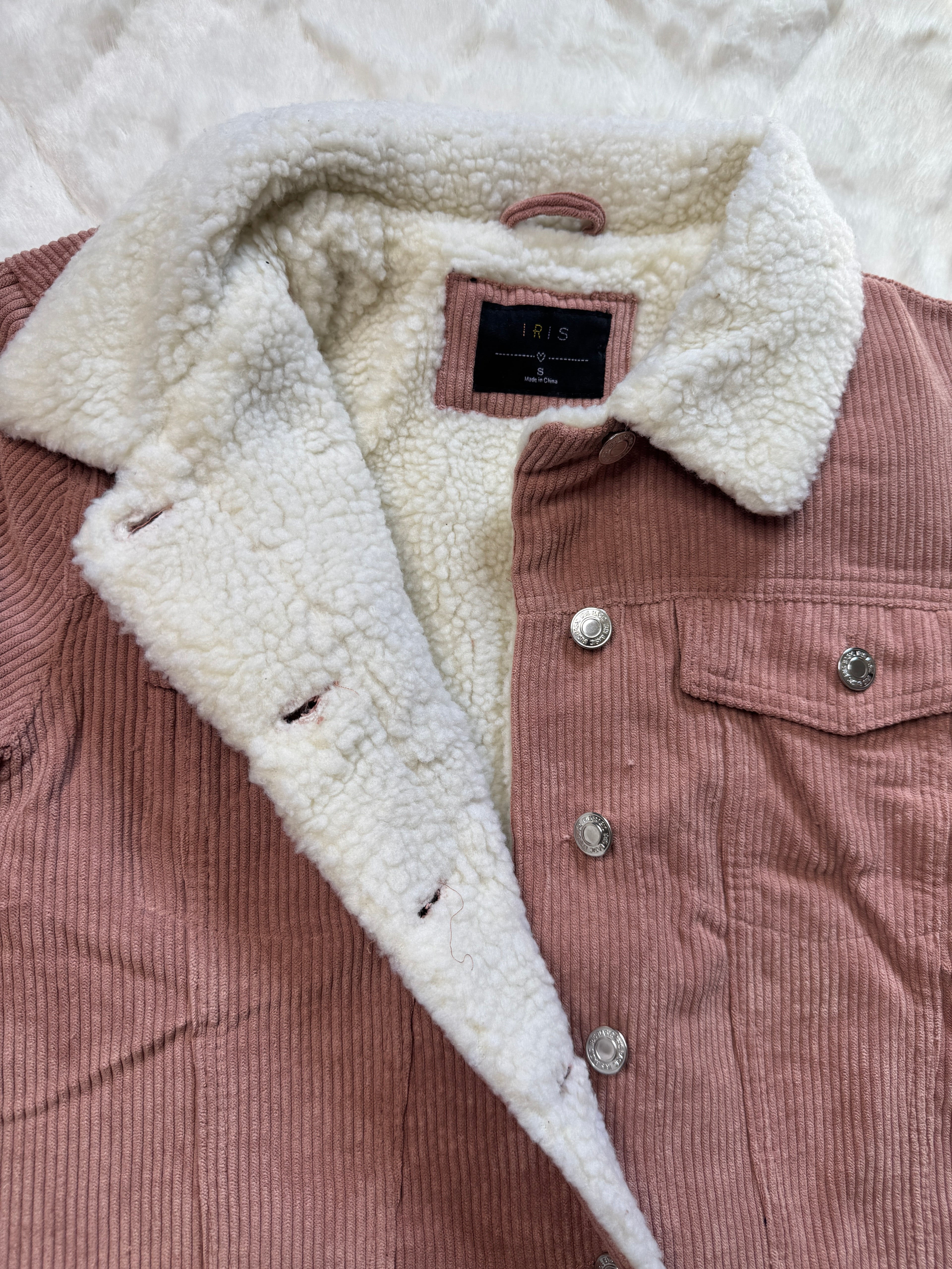 Pink CozySheep Winter Jacket Size S