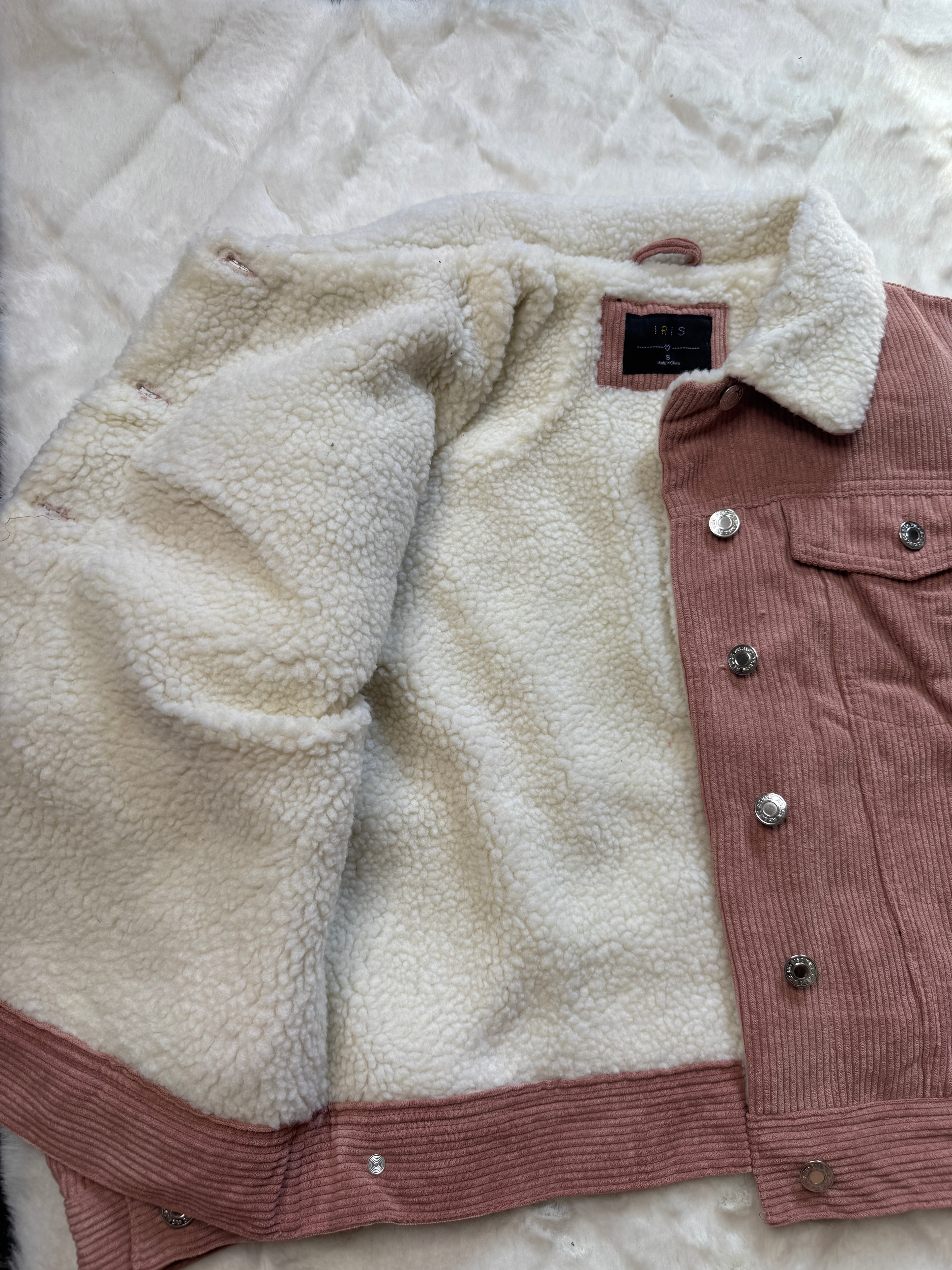 Pink CozySheep Winter Jacket Size S